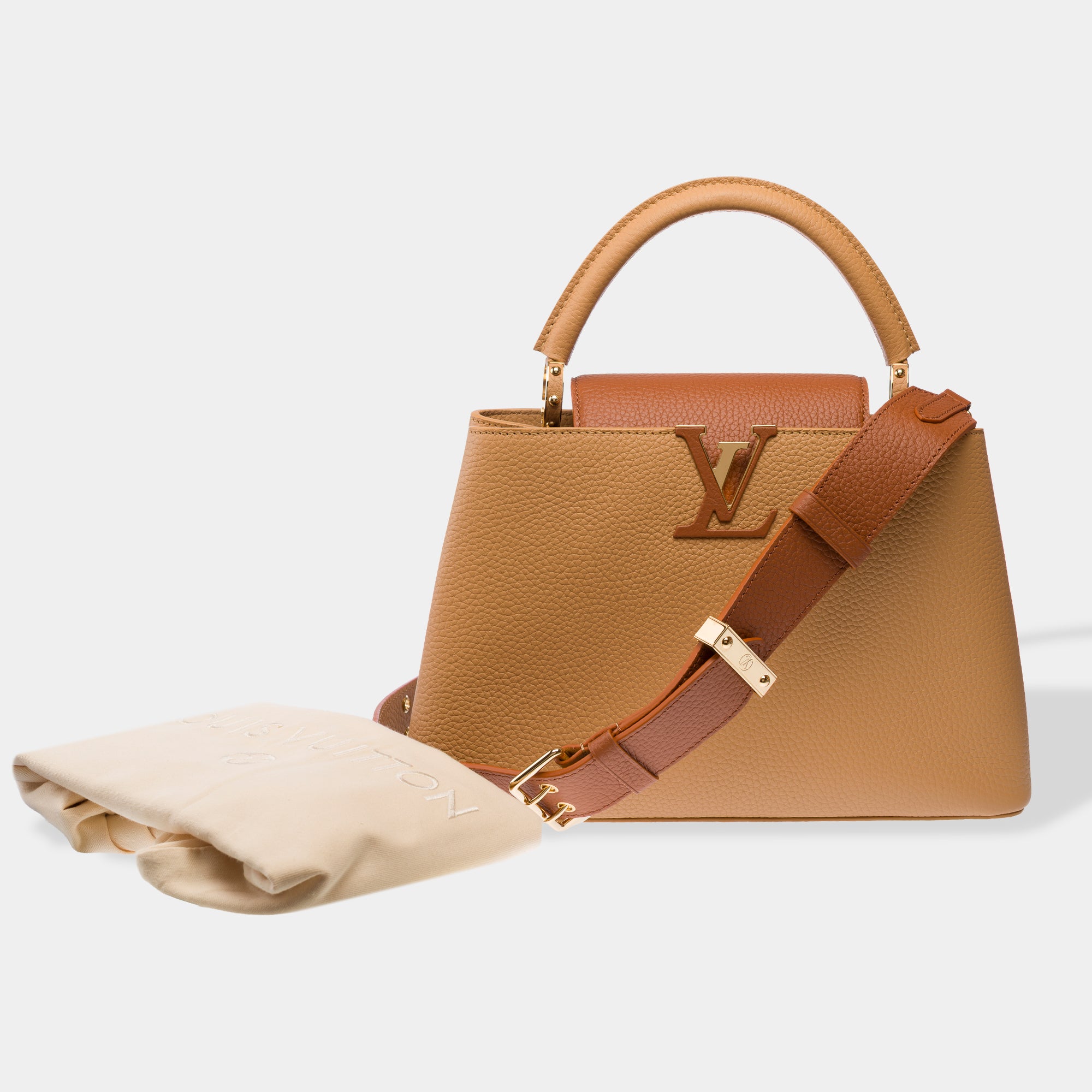 Sac LOUIS VUITTON Capucines en Cuir Marron - 103321