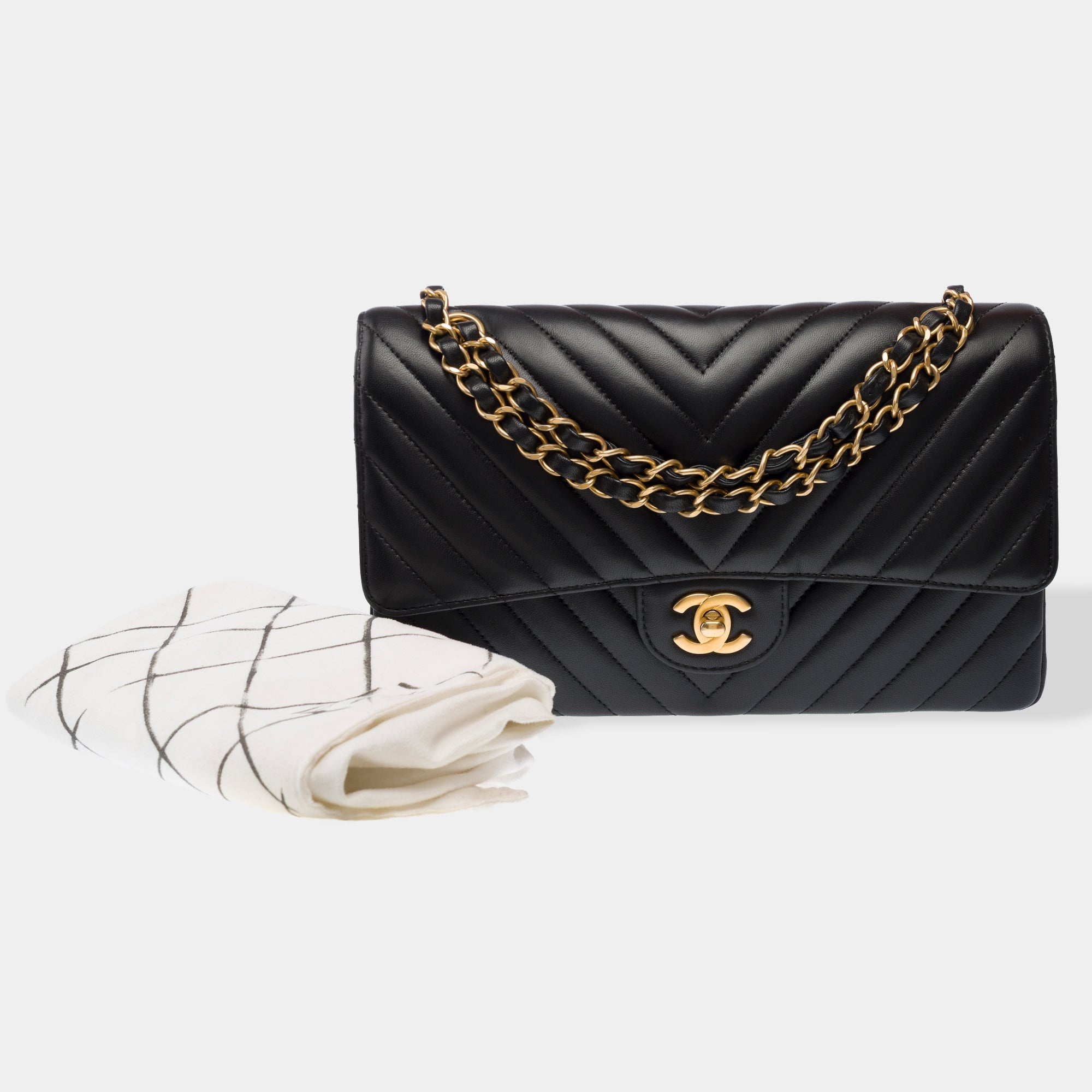 Sac CHANEL Timeless/Classique en Cuir Noir - 103310