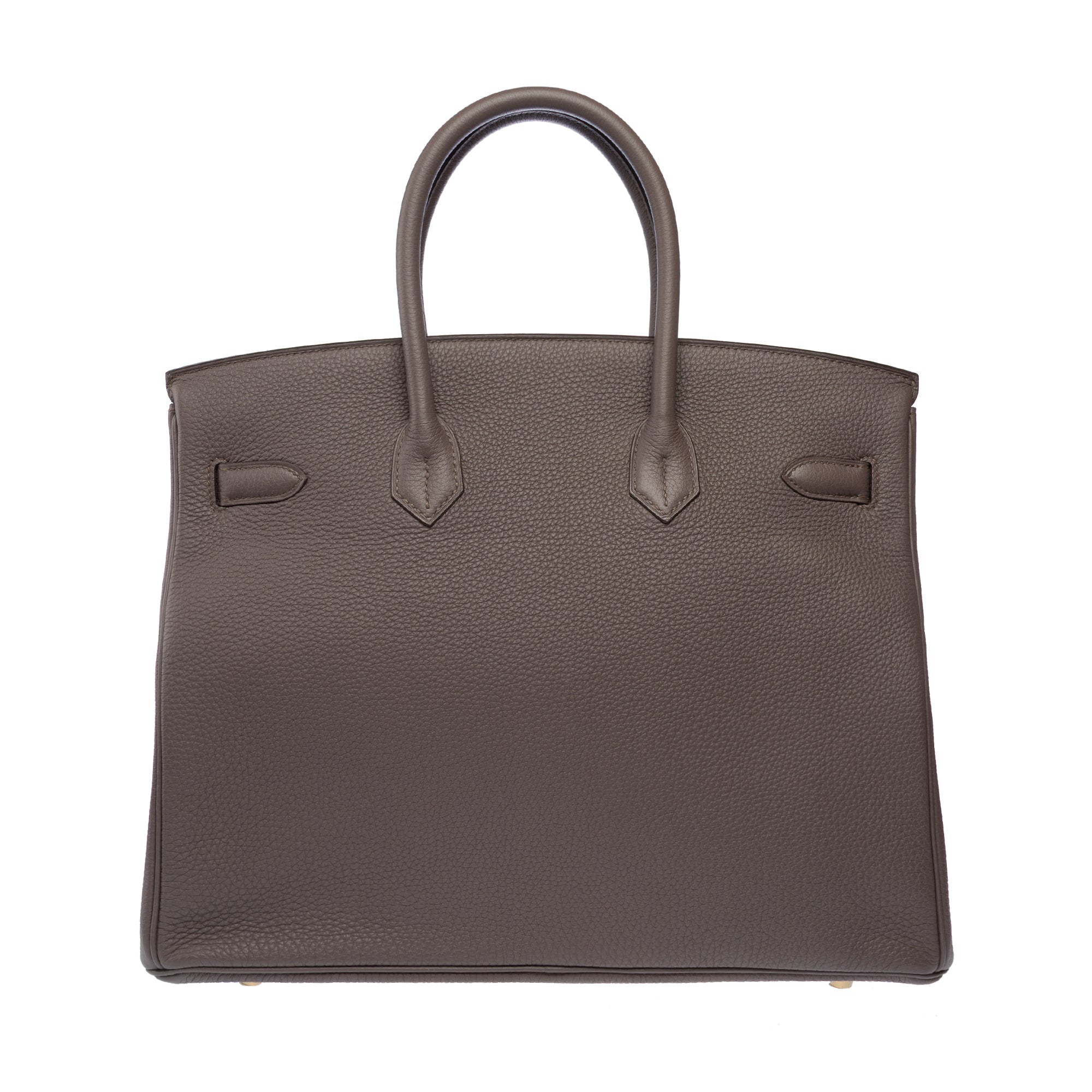 Sac HERMES Birkin 35 en Cuir Gris - 103318