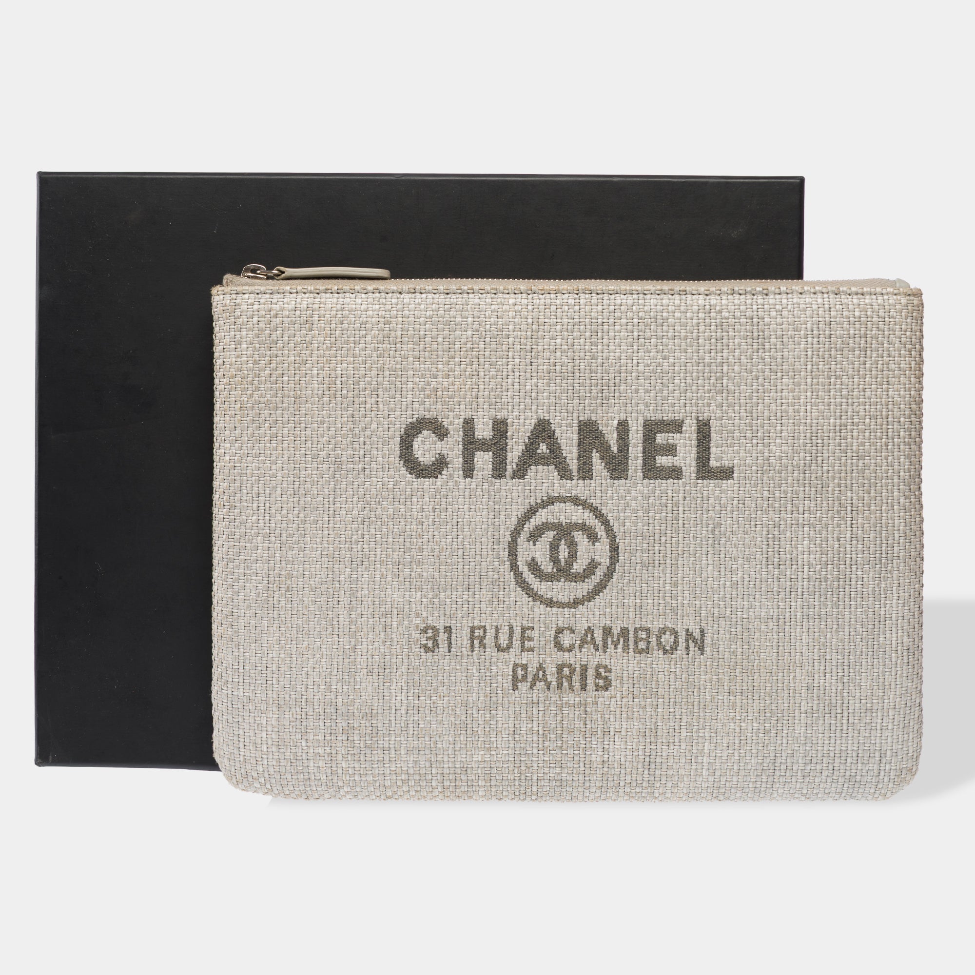 Sac CHANEL en Toile Gris - 103301