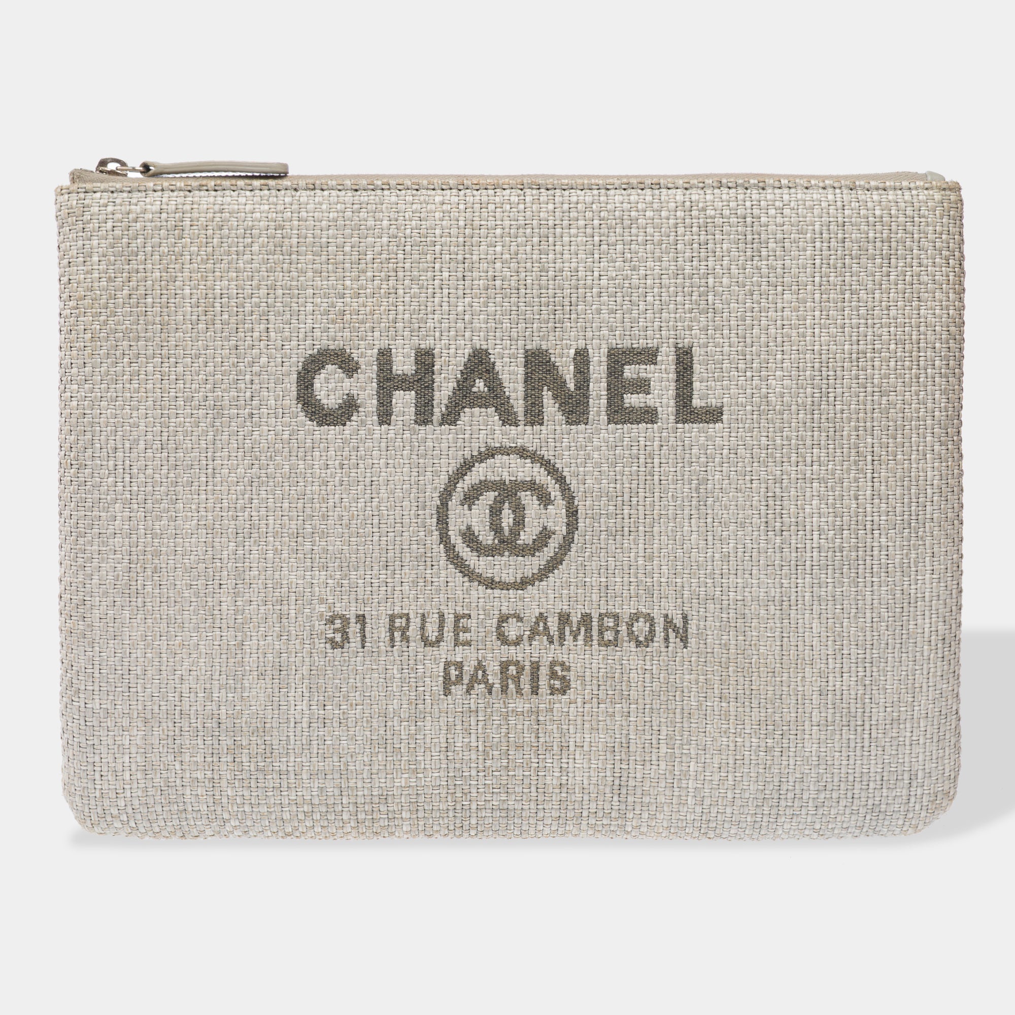 Sac CHANEL en Toile Gris - 103301