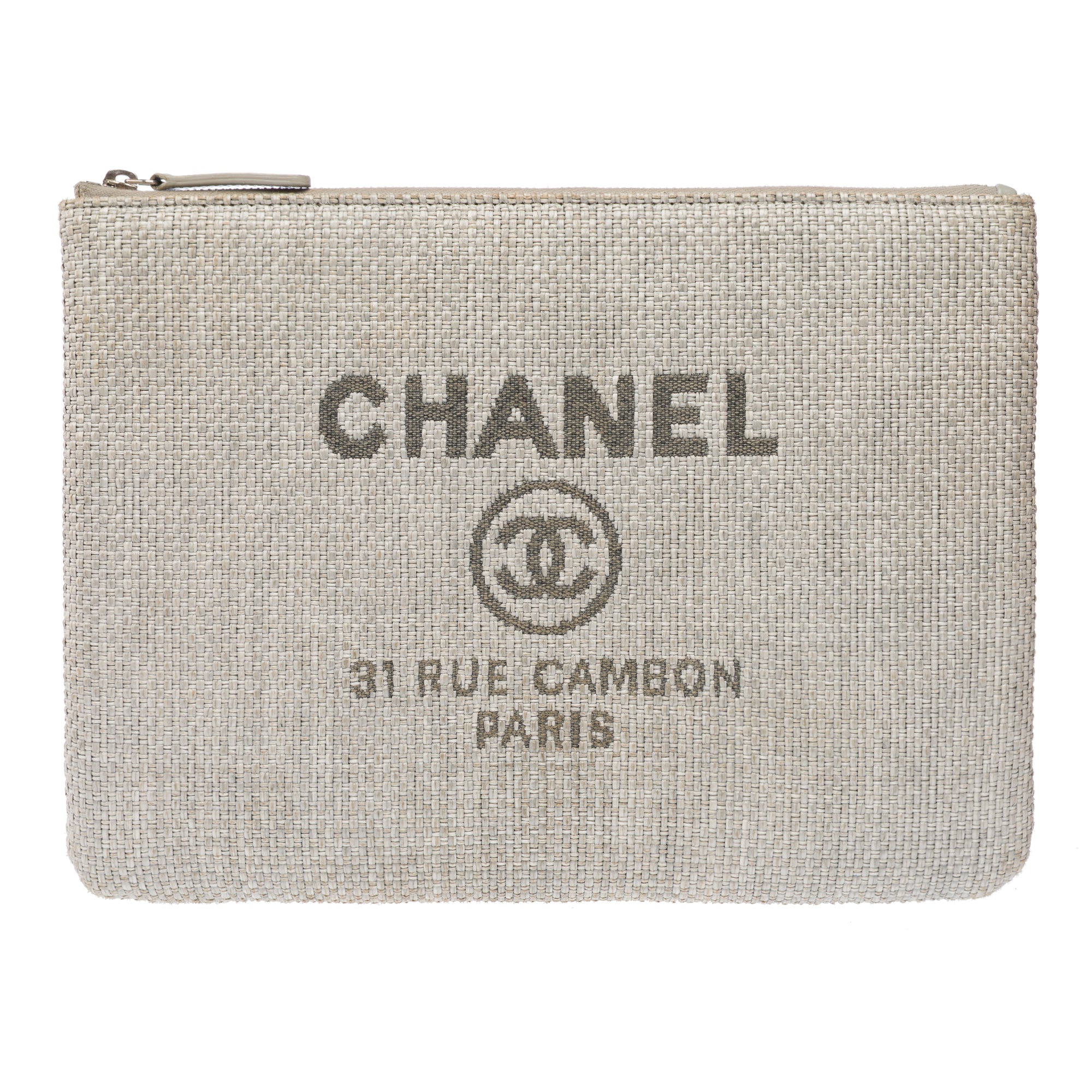 Sac CHANEL en Toile Gris - 103301