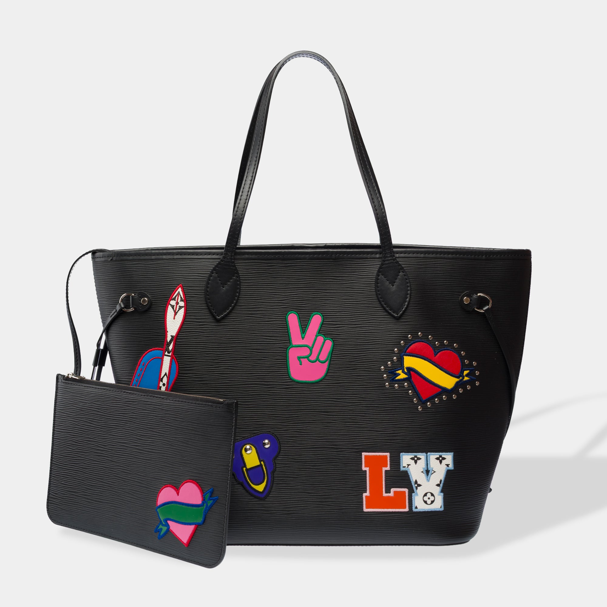 Sac LOUIS VUITTON Neverfull en Cuir Noir - 103299