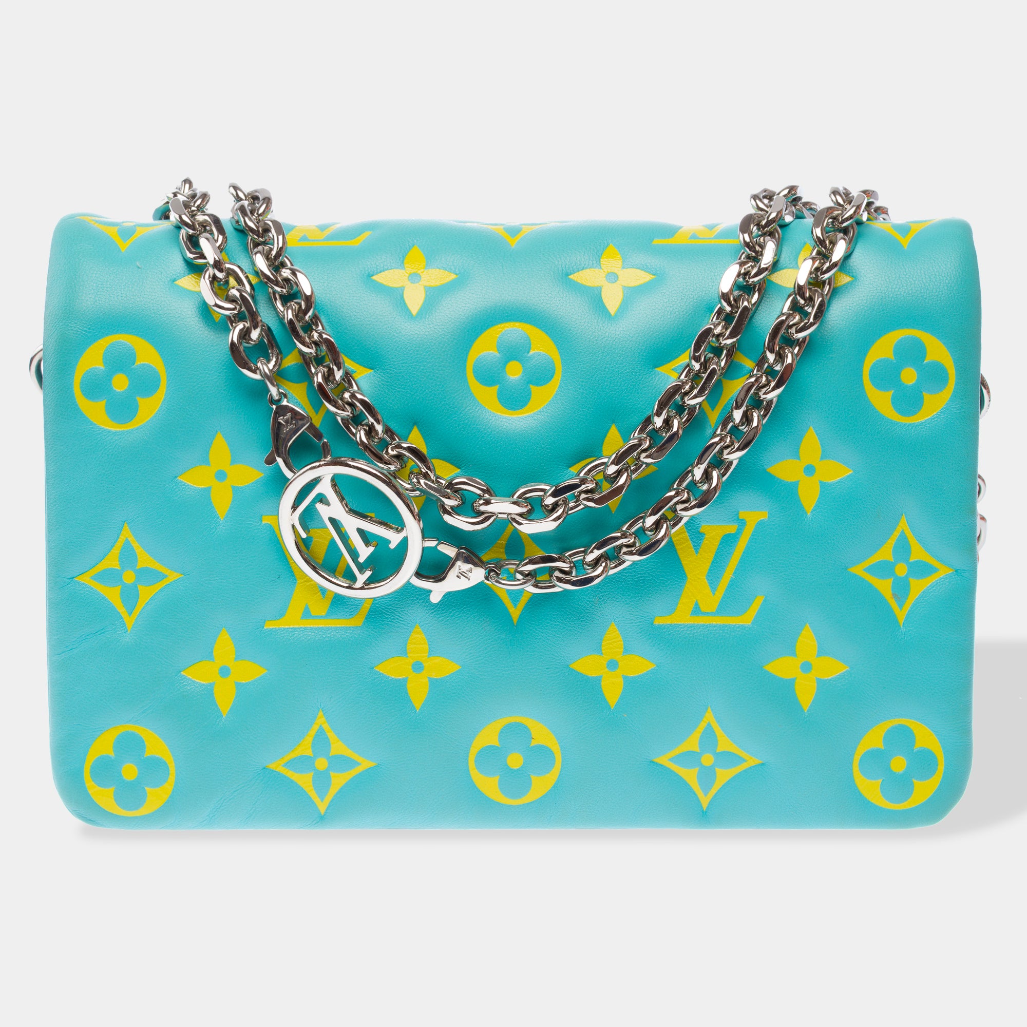 Sac LOUIS VUITTON Coussin en Cuir Bleu - 103335