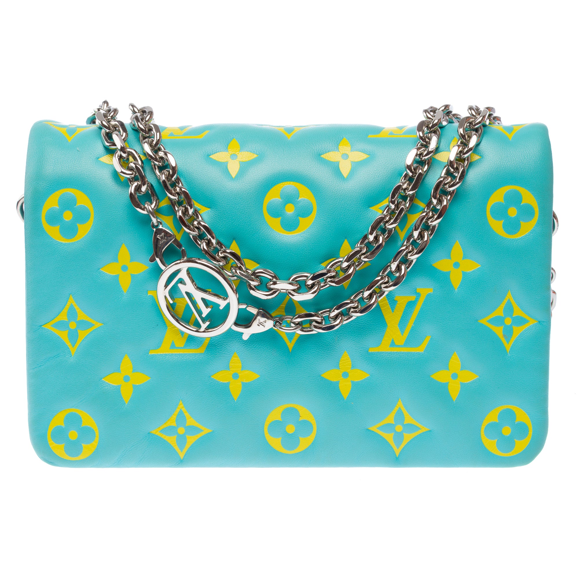 Sac LOUIS VUITTON Coussin en Cuir Bleu - 103335