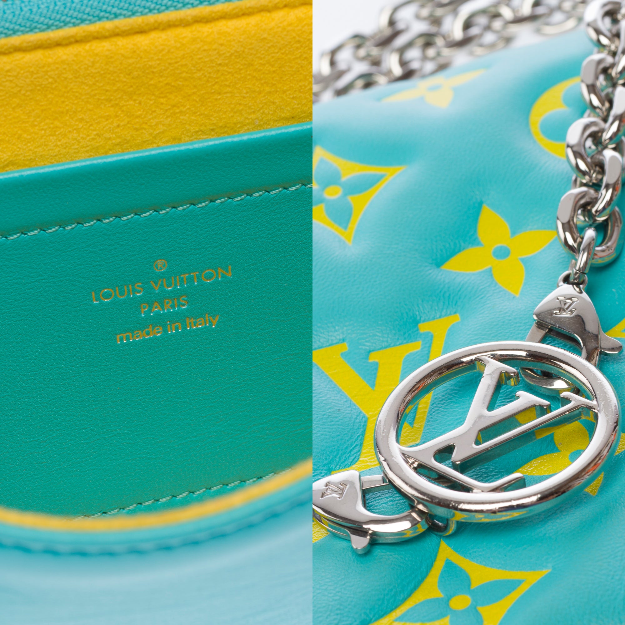 Sac LOUIS VUITTON Coussin en Cuir Bleu - 103335