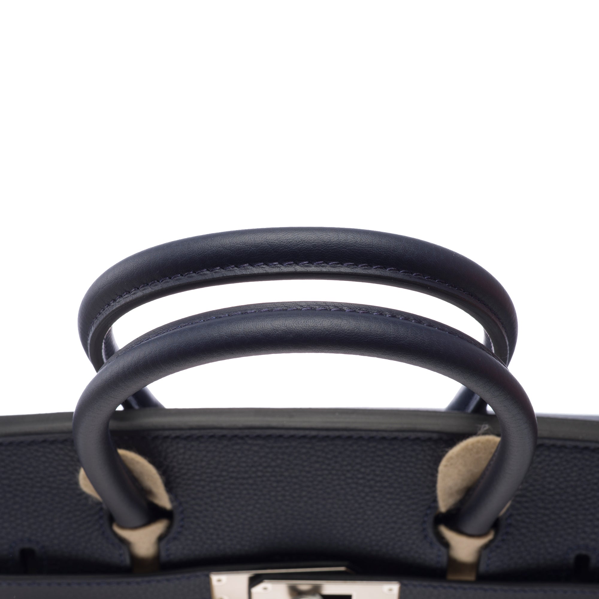 Sac HERMES Birkin 30 en Cuir Bleu Marine - 103339