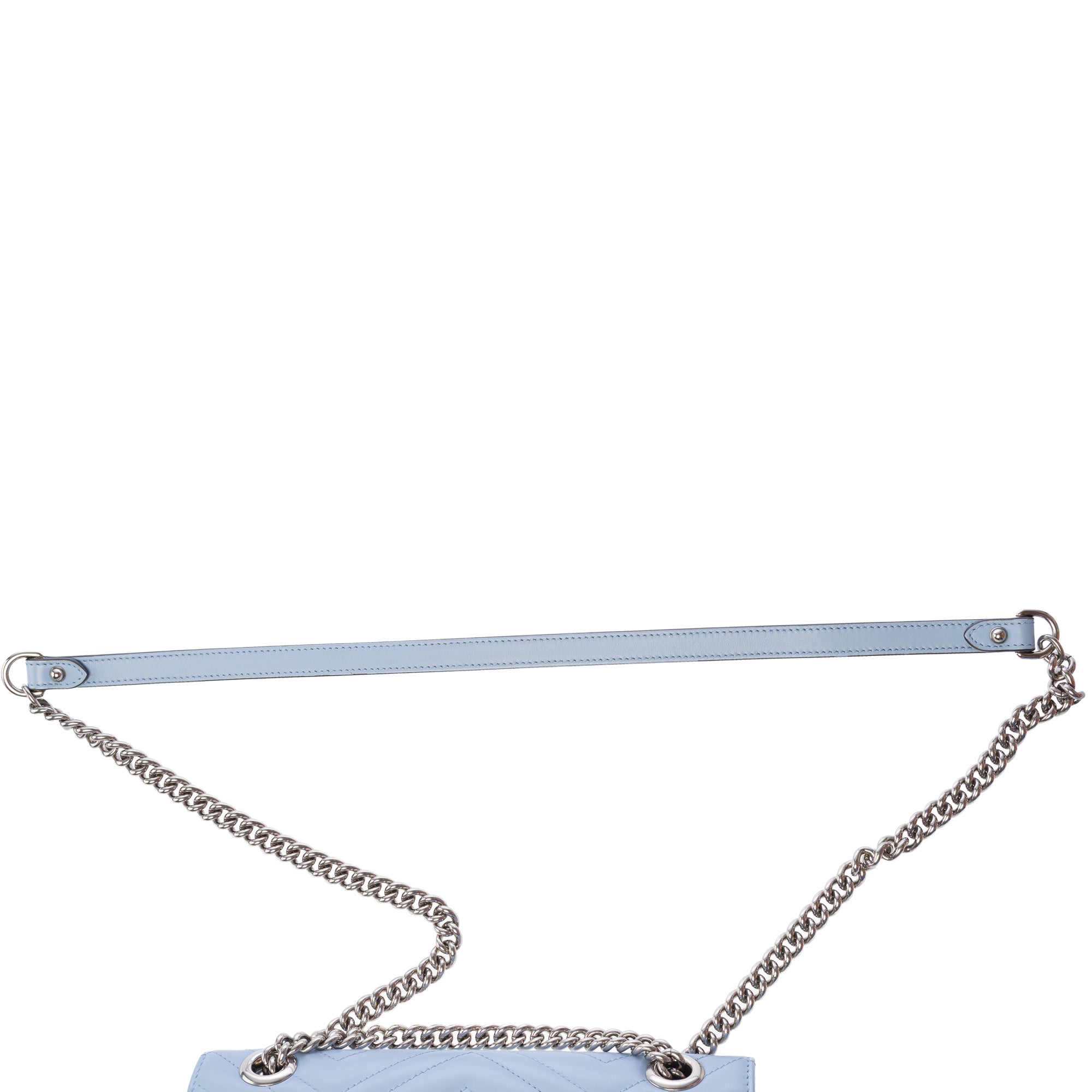 Sac GUCCI Marmont en Cuir Bleu - 103342