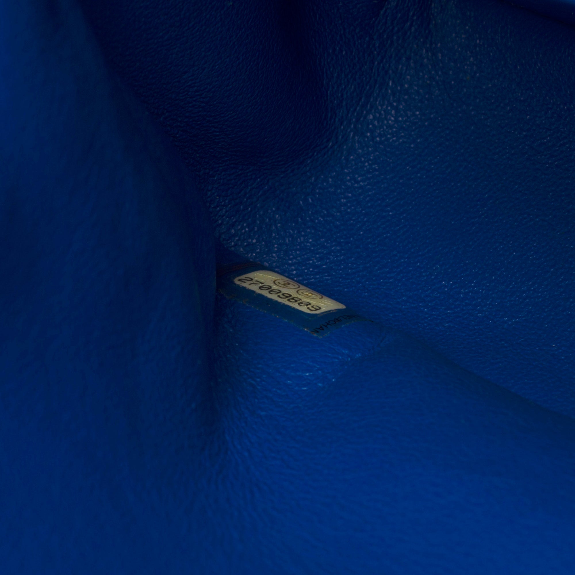 Sac CHANEL Timeless/Classique en Cuir Bleu - 103333