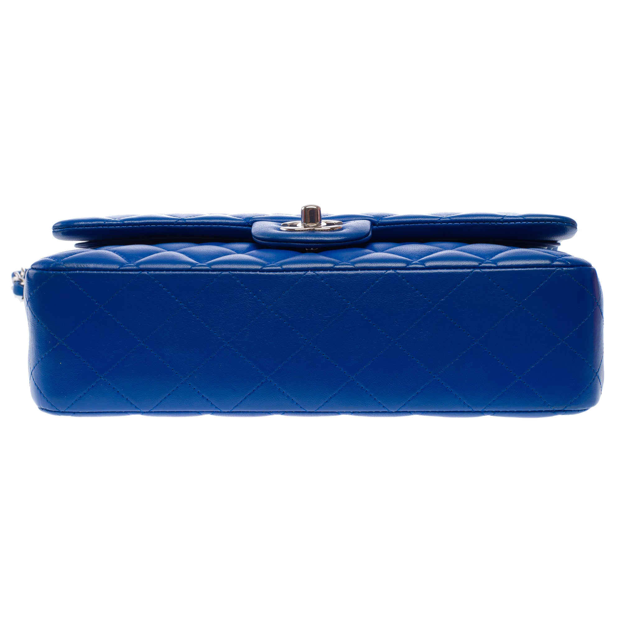 Sac CHANEL Timeless/Classique en Cuir Bleu - 103333