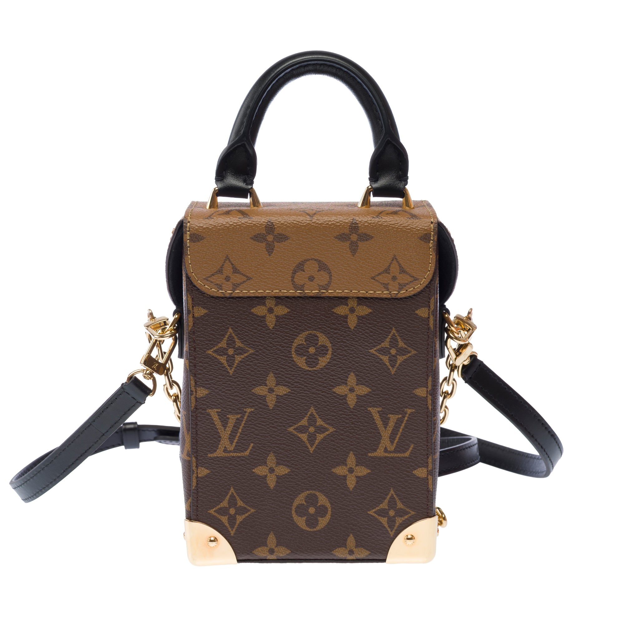 Sac LOUIS VUITTON Camera Box en Toile Marron - 103336