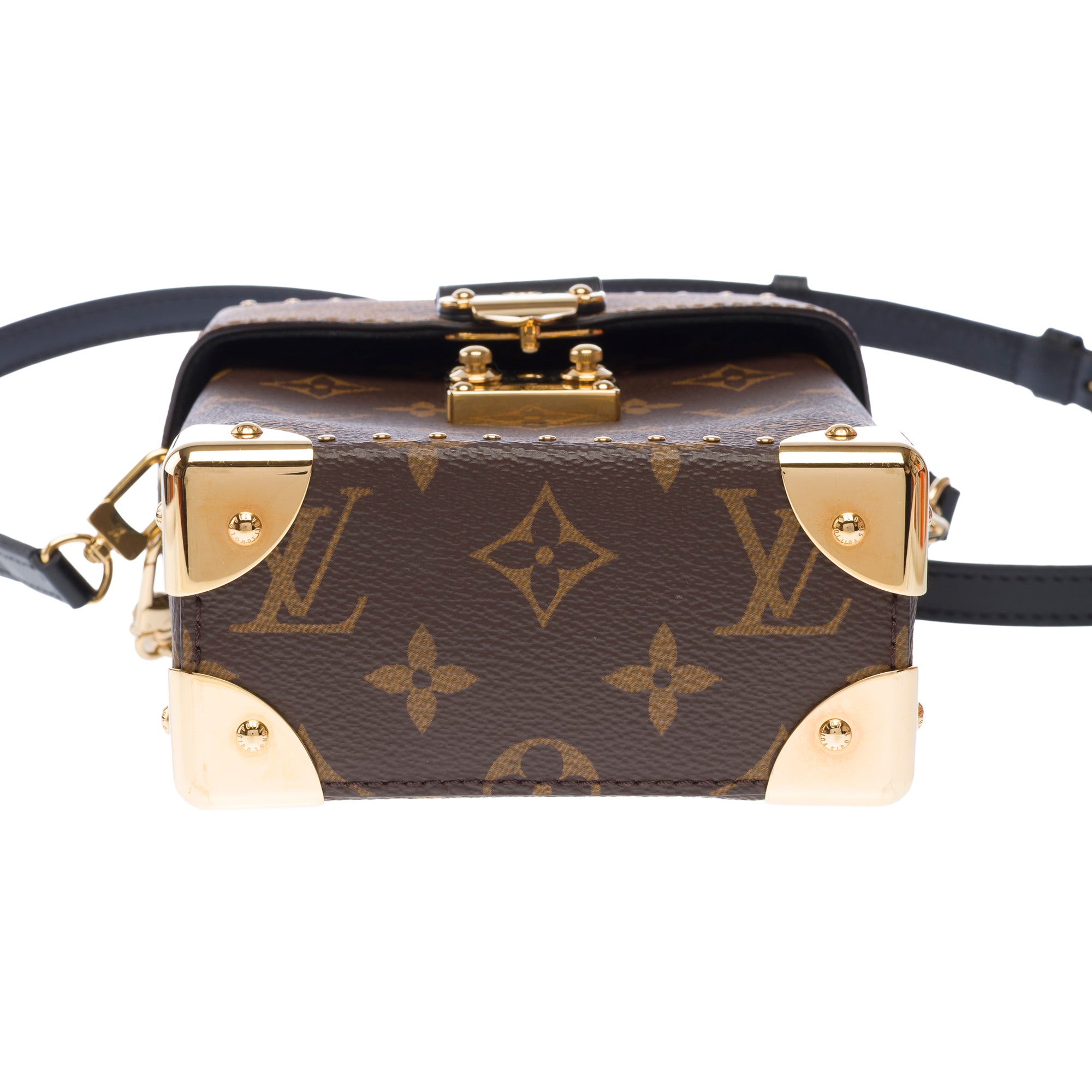 Sac LOUIS VUITTON Camera Box en Toile Marron - 103336