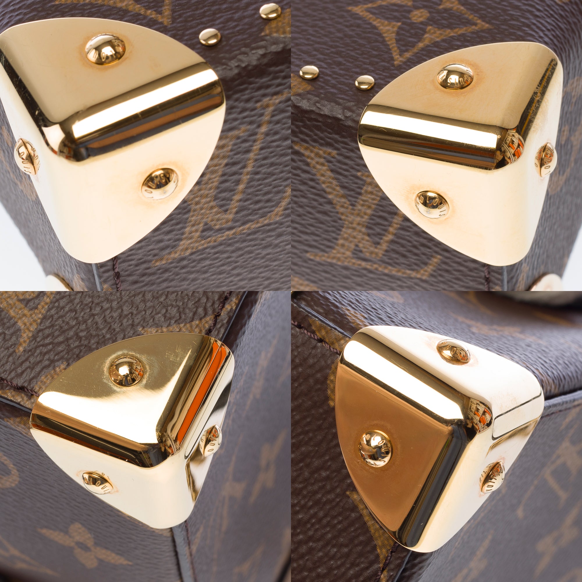 Sac LOUIS VUITTON Camera Box en Toile Marron - 103336