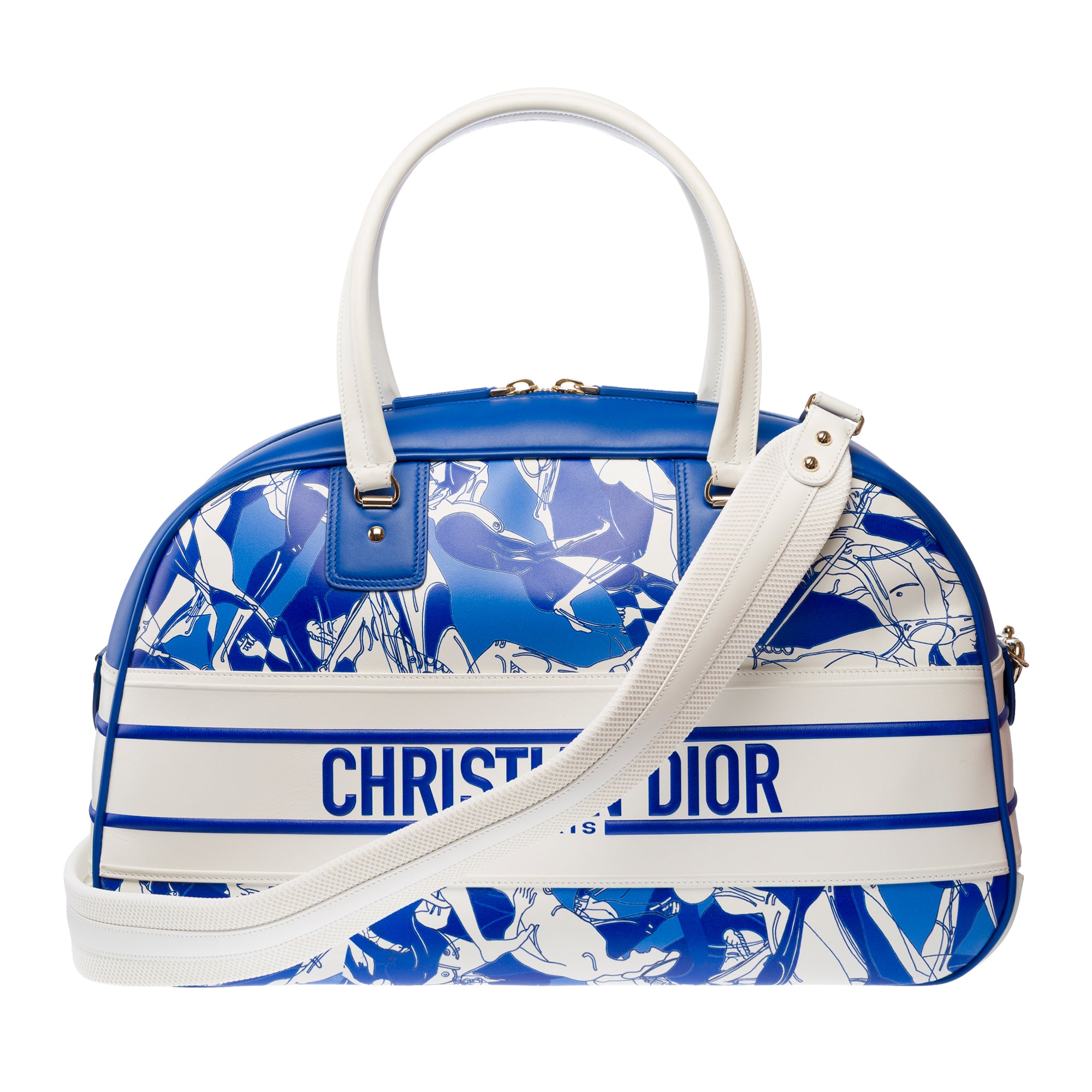 Sac DIOR en Cuir Bleu - 103337