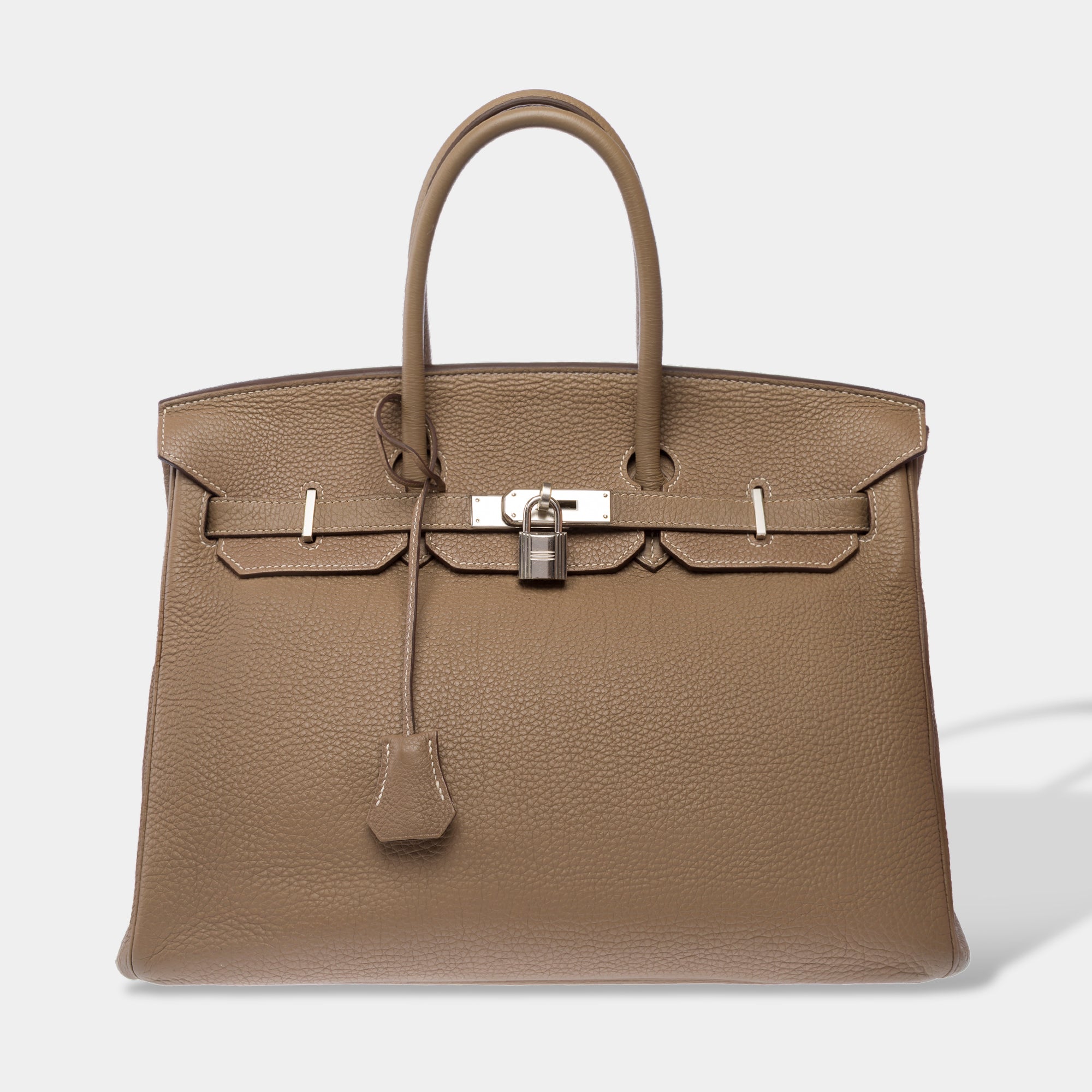 Sac HERMES Birkin 35 en Cuir Étoupe - 103338
