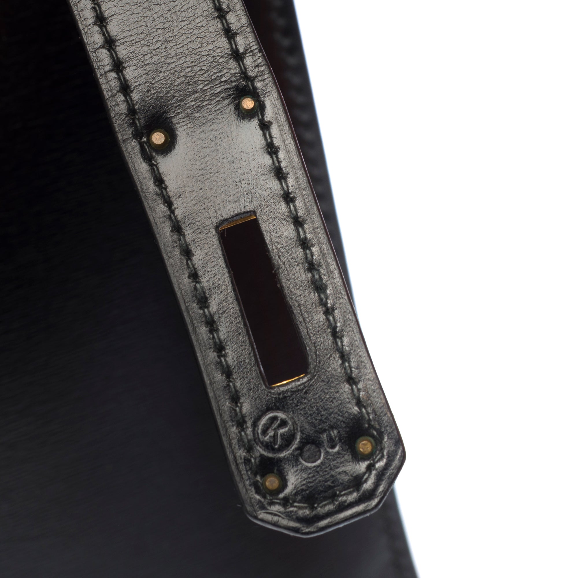 Sac HERMES Kelly 32 en Cuir Noir - 103331