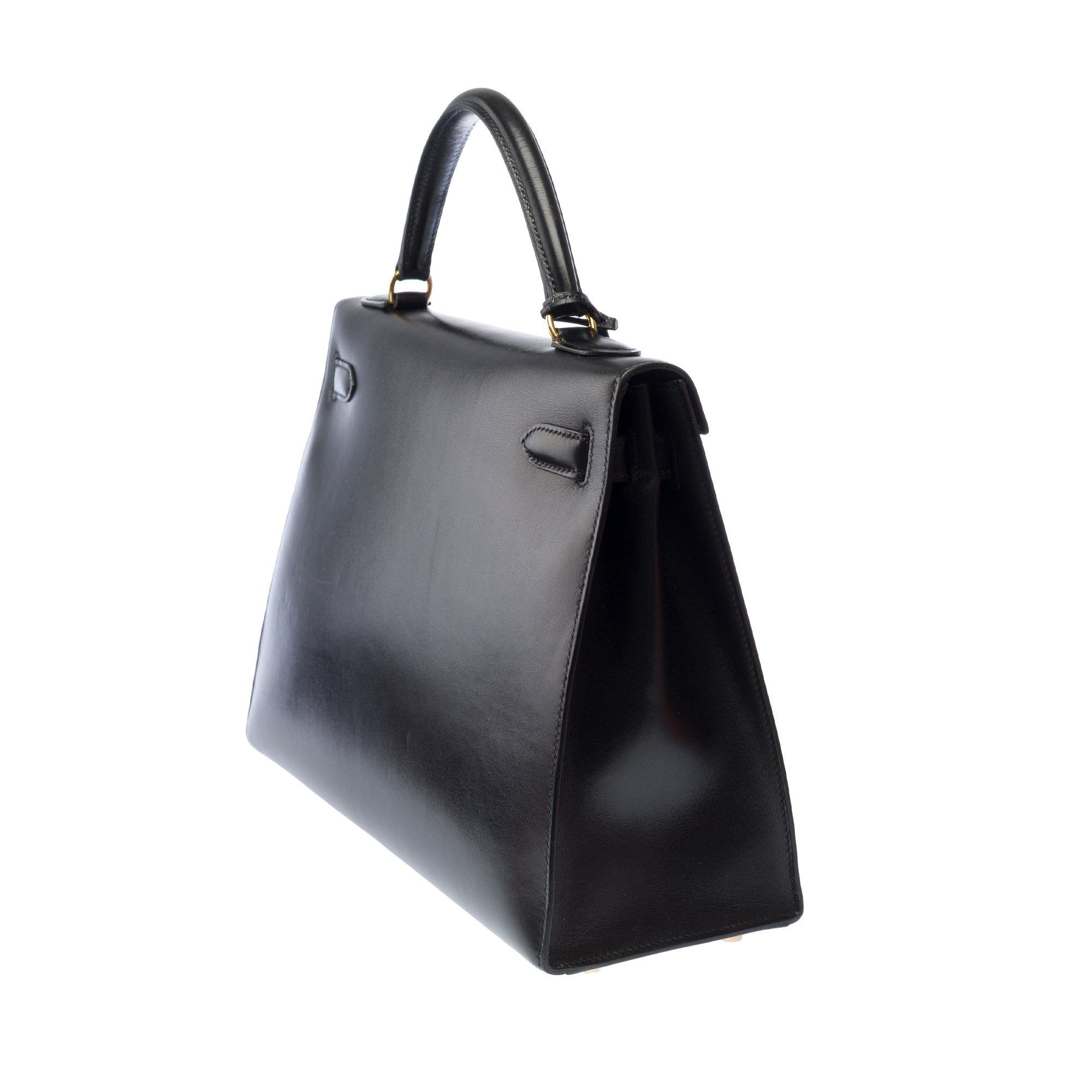 Sac HERMES Kelly 32 en Cuir Noir - 103332