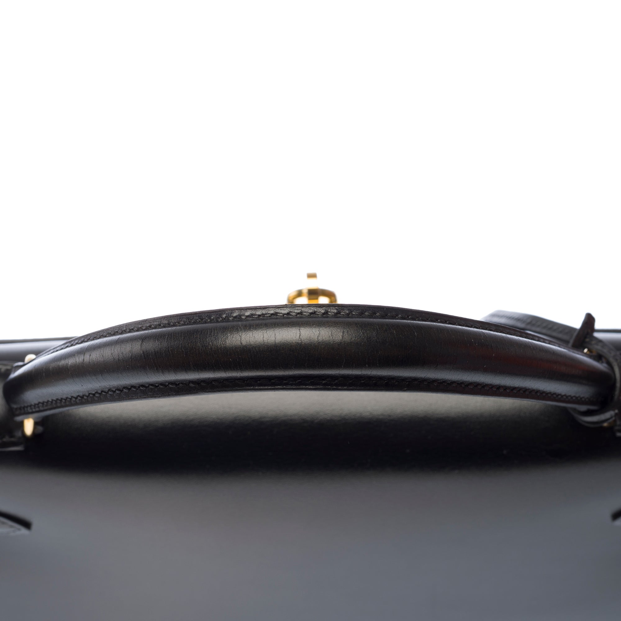 Sac HERMES Kelly 32 en Cuir Noir - 103332