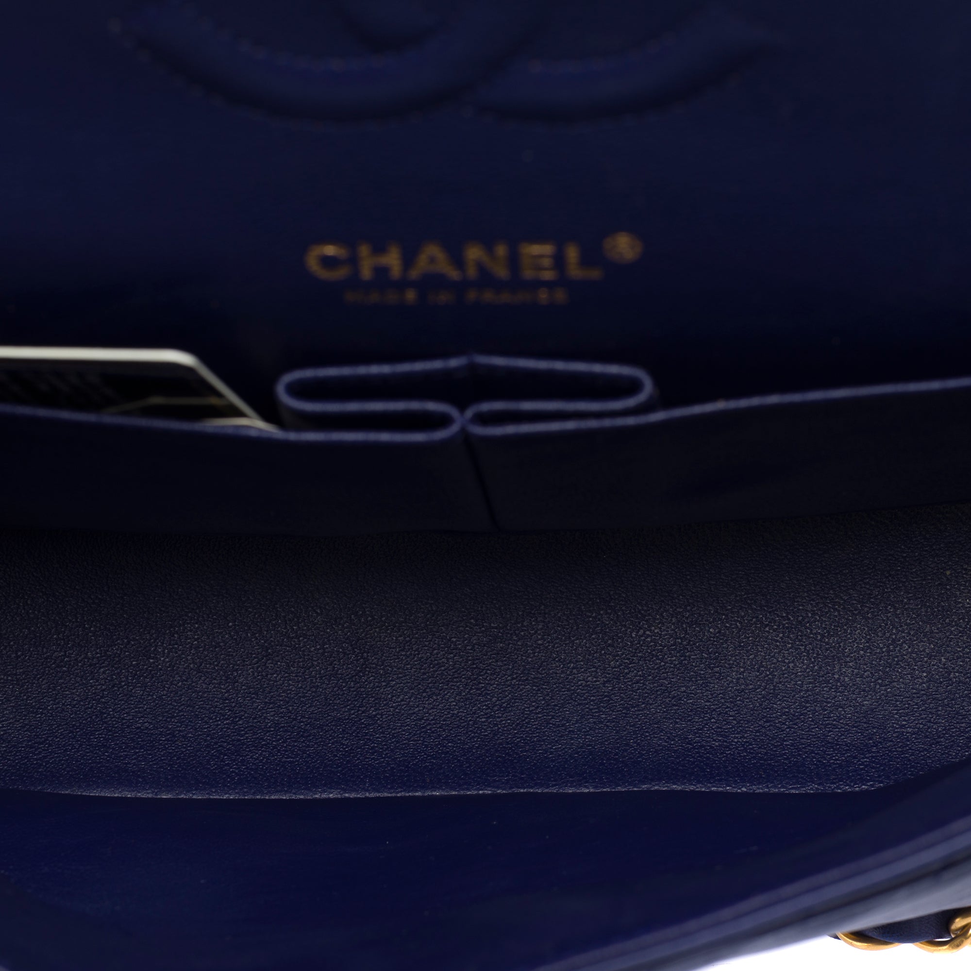 Sac CHANEL Timeless/Classique en Cuir Bleu - 103359