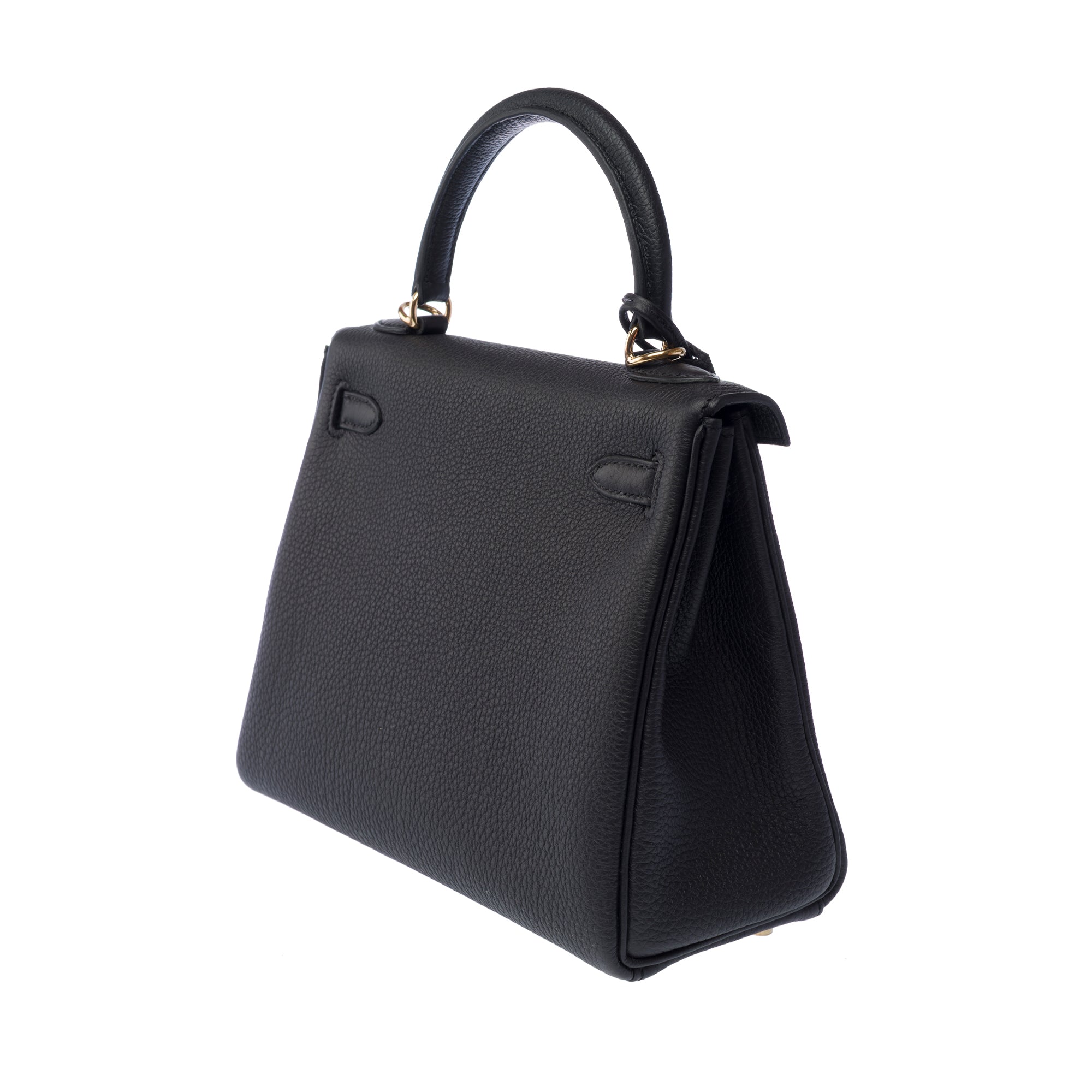 Sac HERMES Kelly 25 en Cuir Noir - 103366