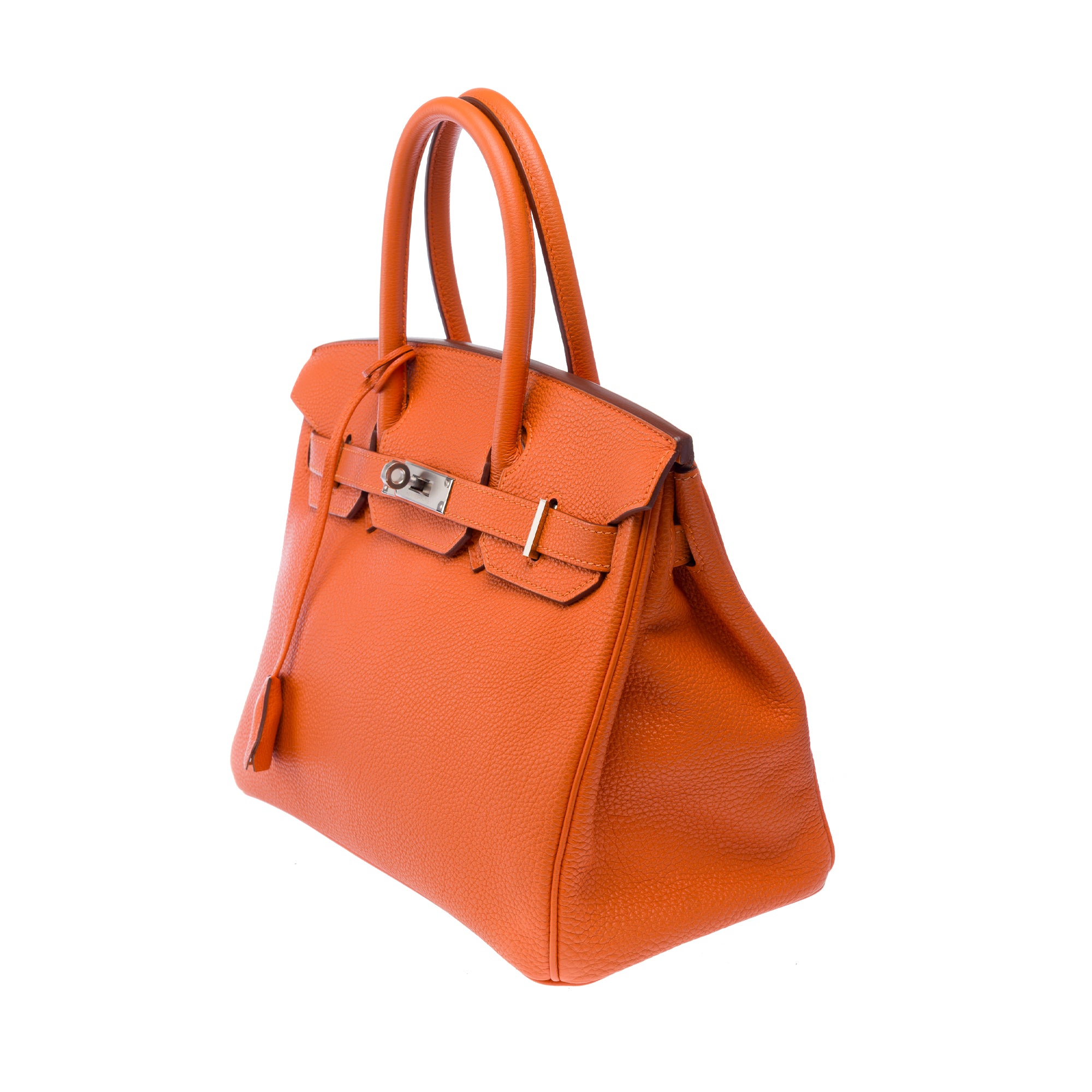 Sac HERMES Birkin 30 en Cuir Orange - 103365