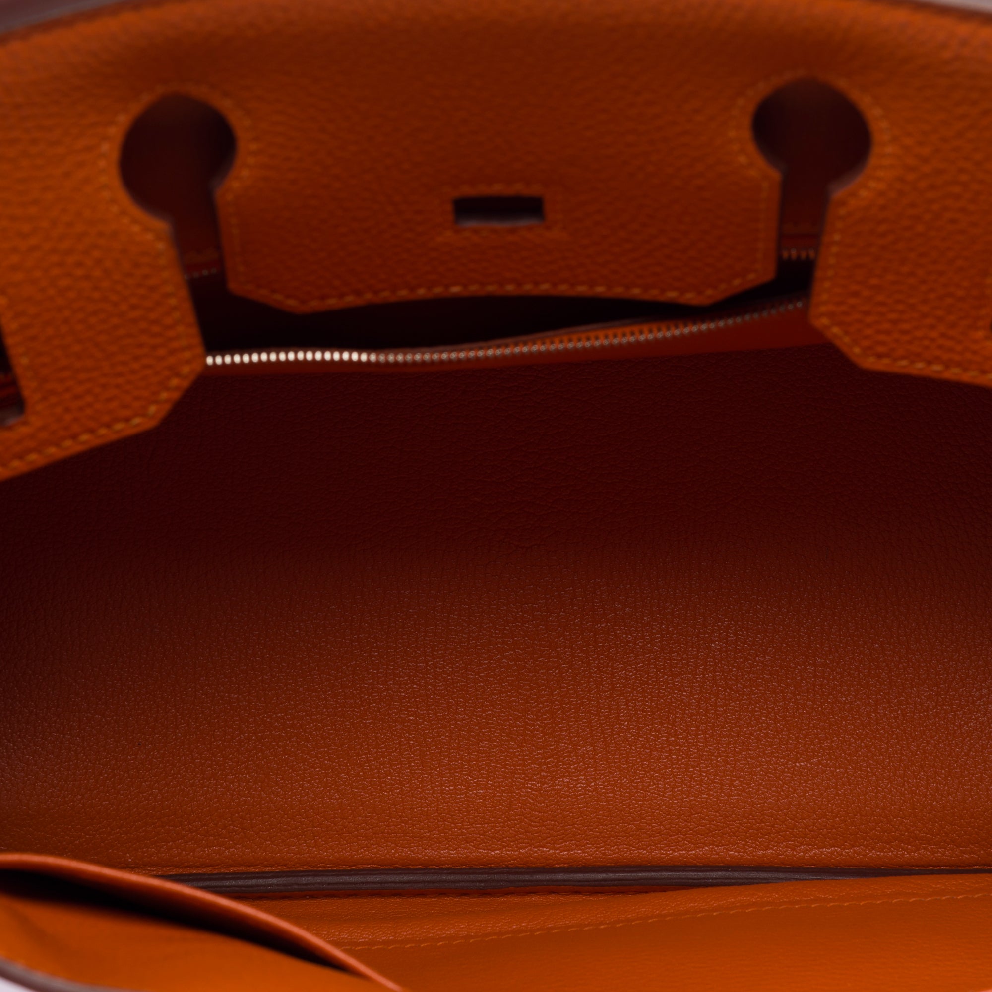 Sac HERMES Birkin 30 en Cuir Orange - 103365