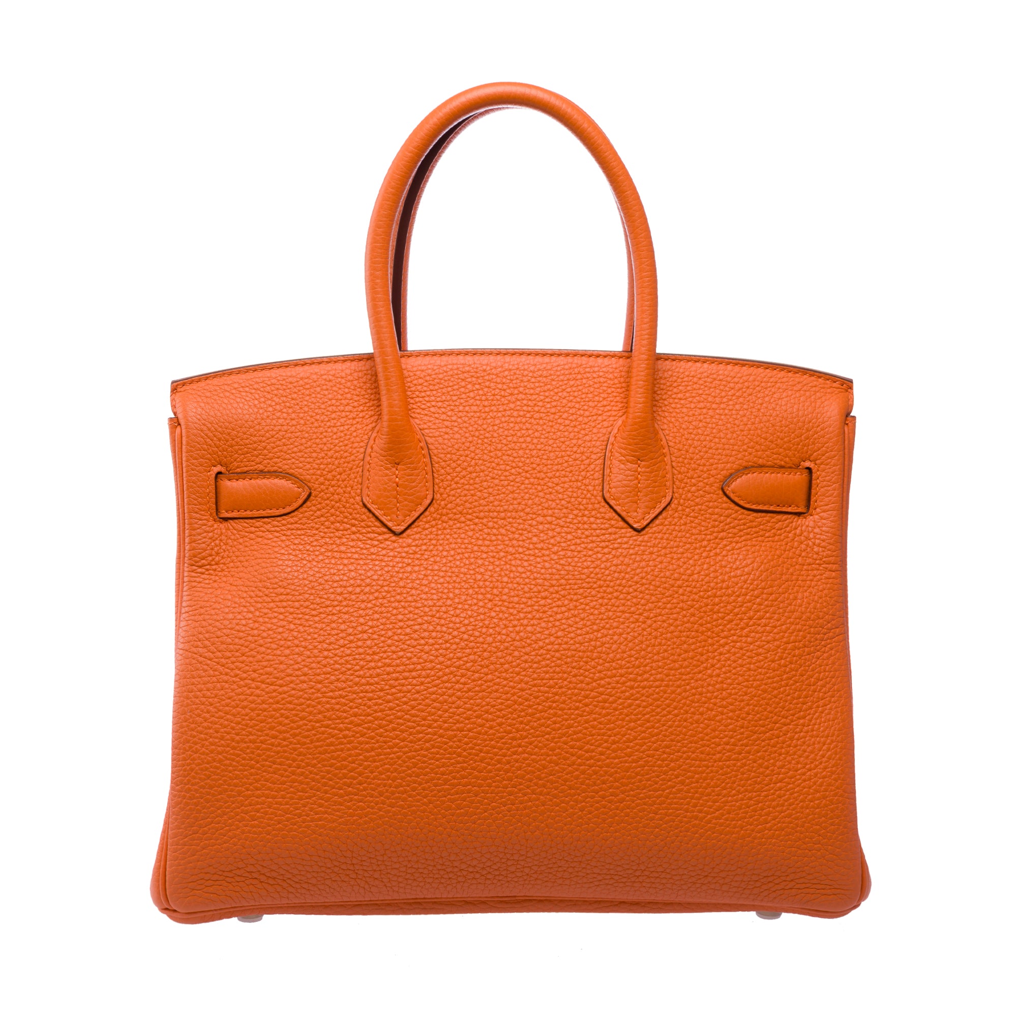 Sac HERMES Birkin 30 en Cuir Orange - 103357