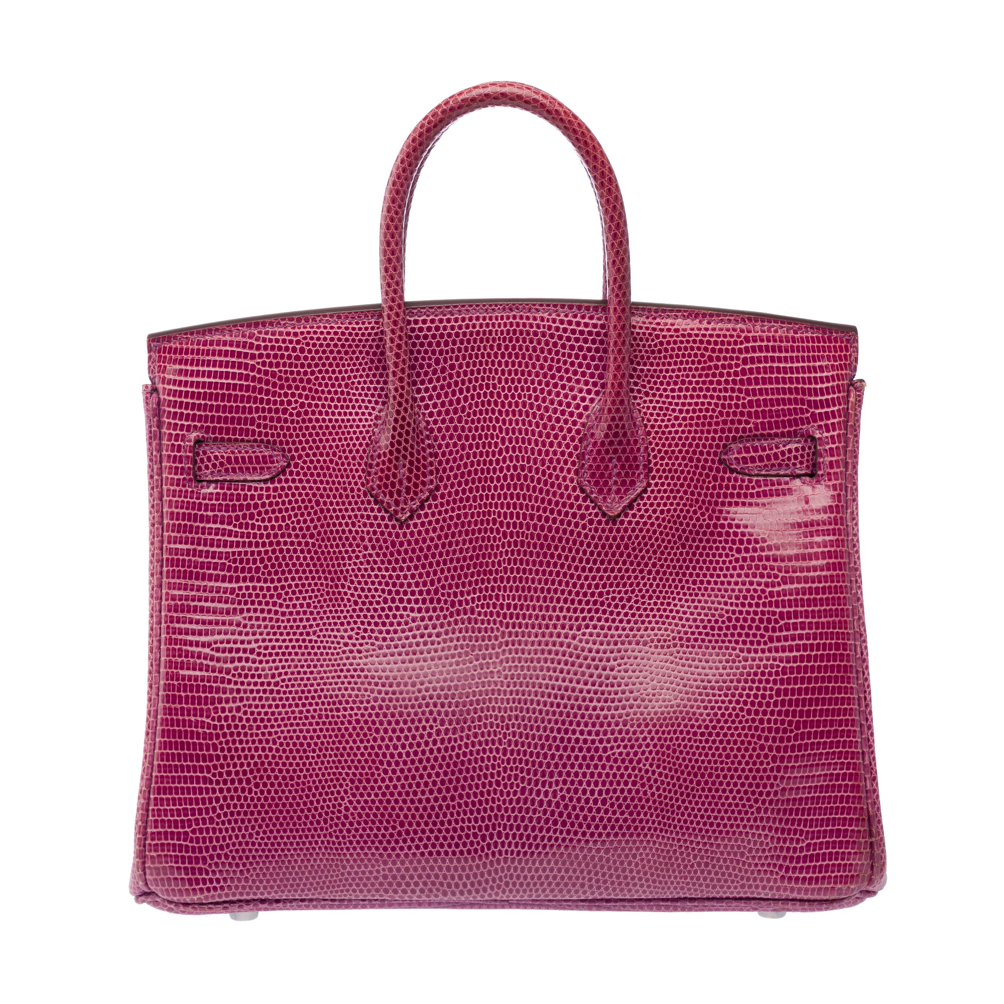 Sac HERMES Birkin 25 en Cuirs exotiques Violet - 103358