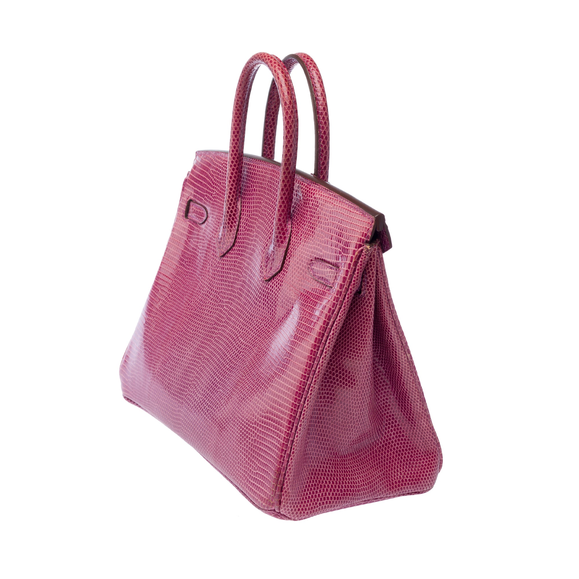 Sac HERMES Birkin 25 en Cuirs exotiques Violet - 103358