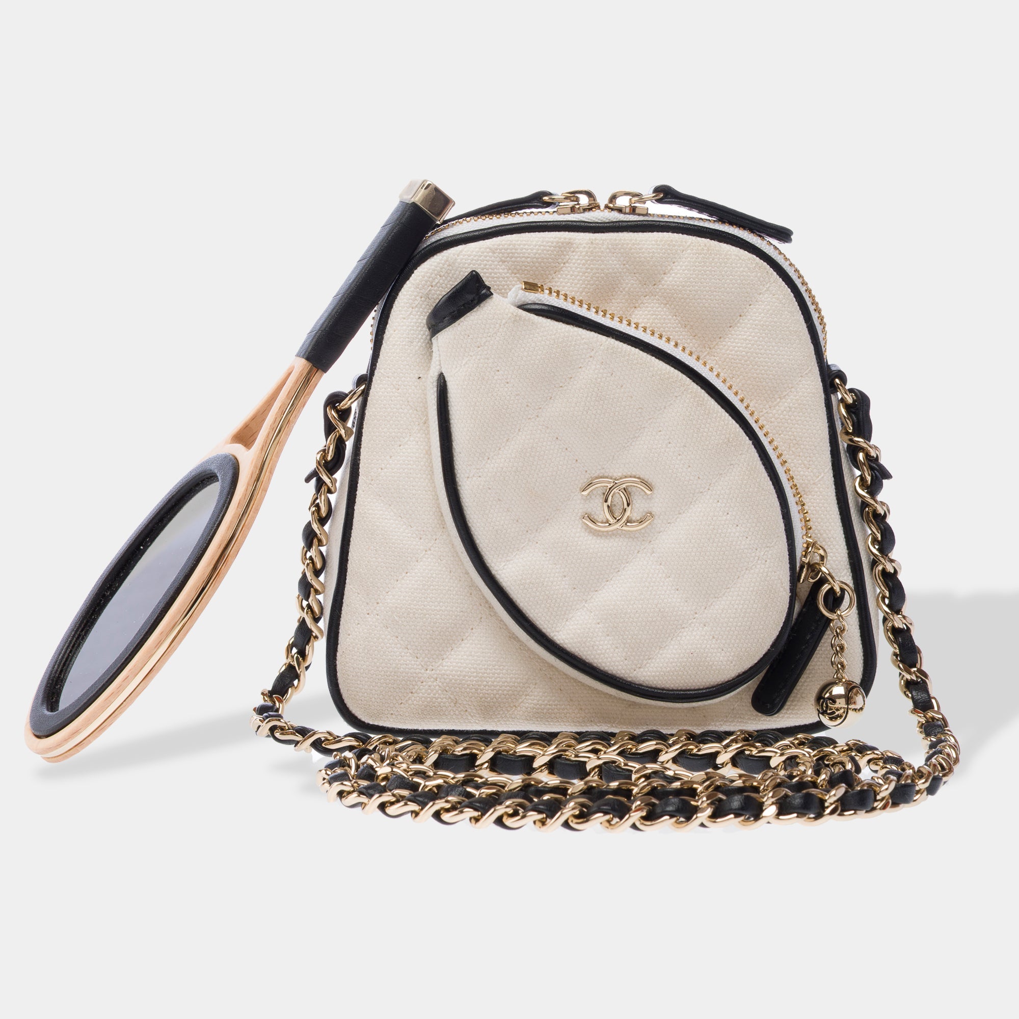 Sac CHANEL en Denim Blanc - 103348