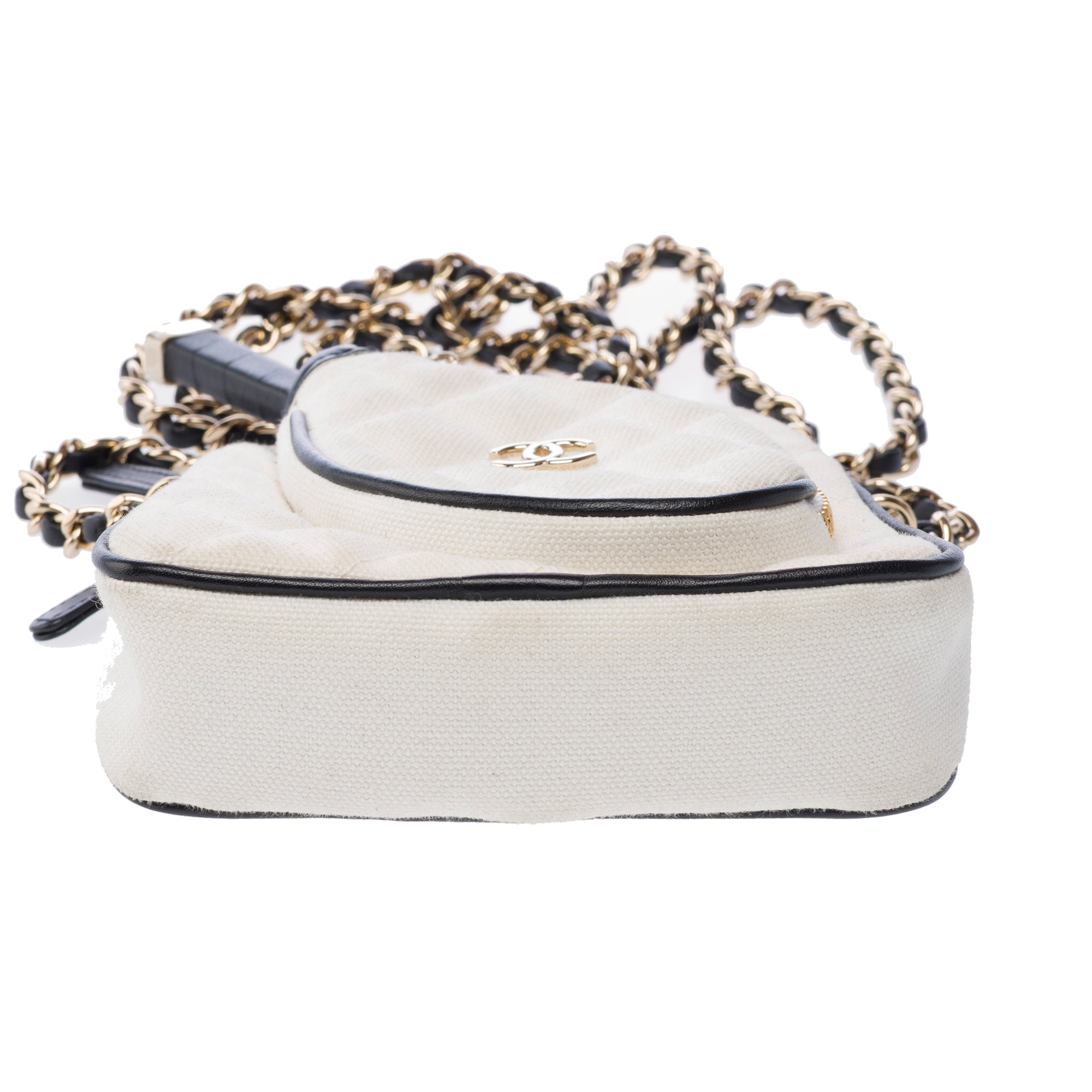 Sac CHANEL en Denim Blanc - 103348
