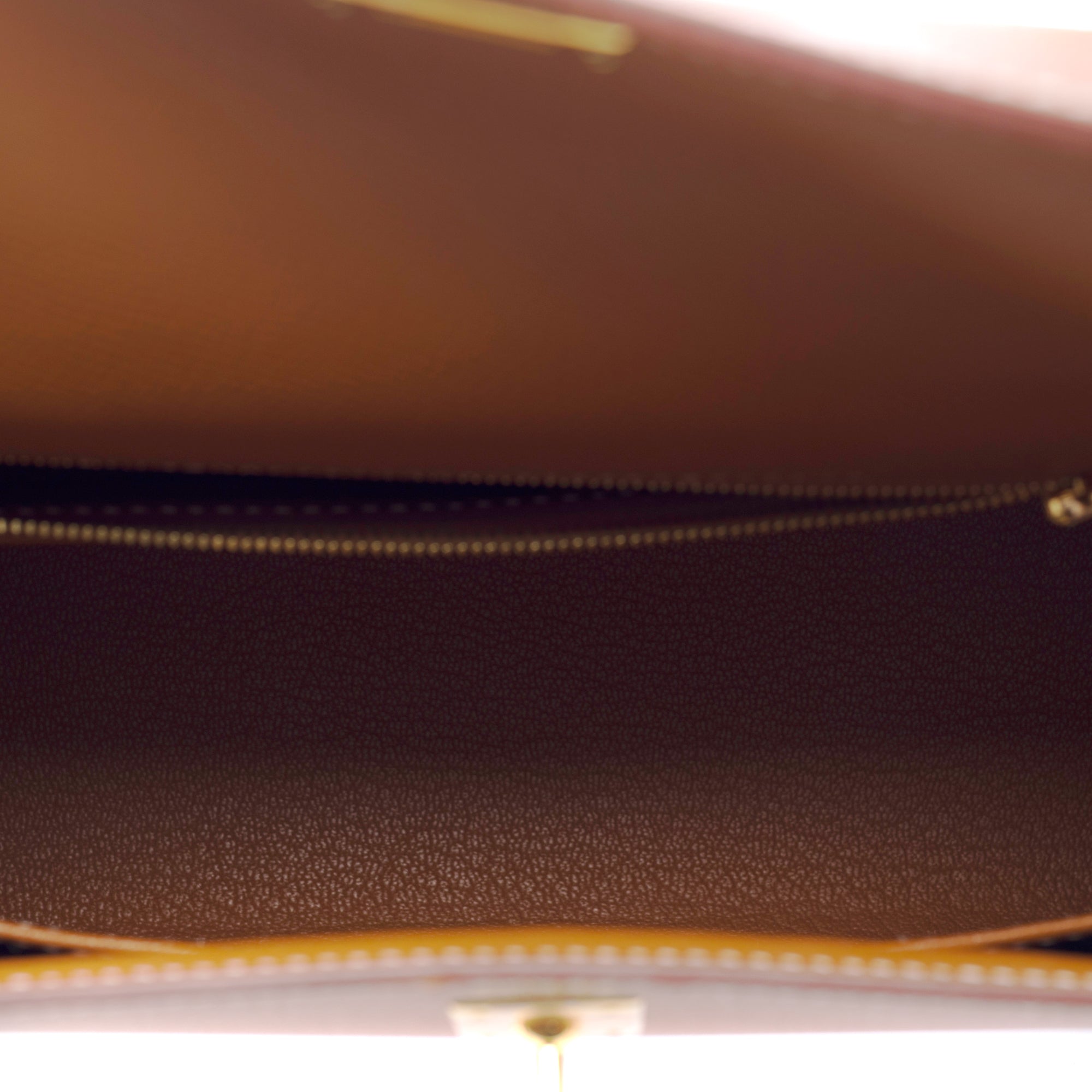 Sac HERMES Kelly 25 en Cuir Doré - 103373