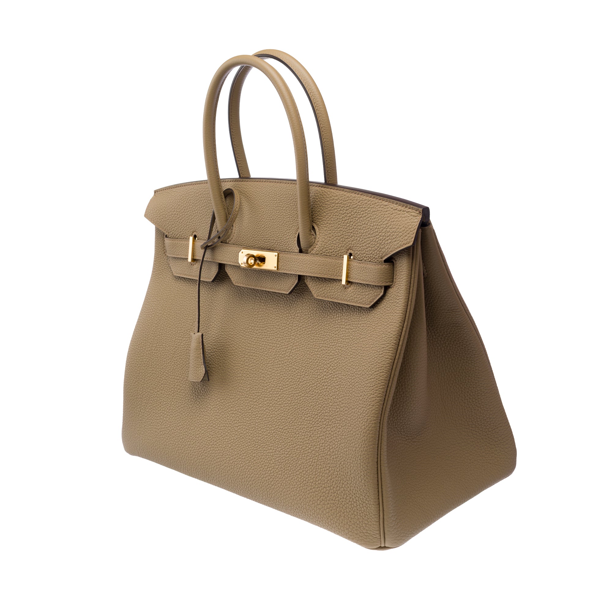 Sac HERMES Birkin 35 en Cuir Beige - 103376