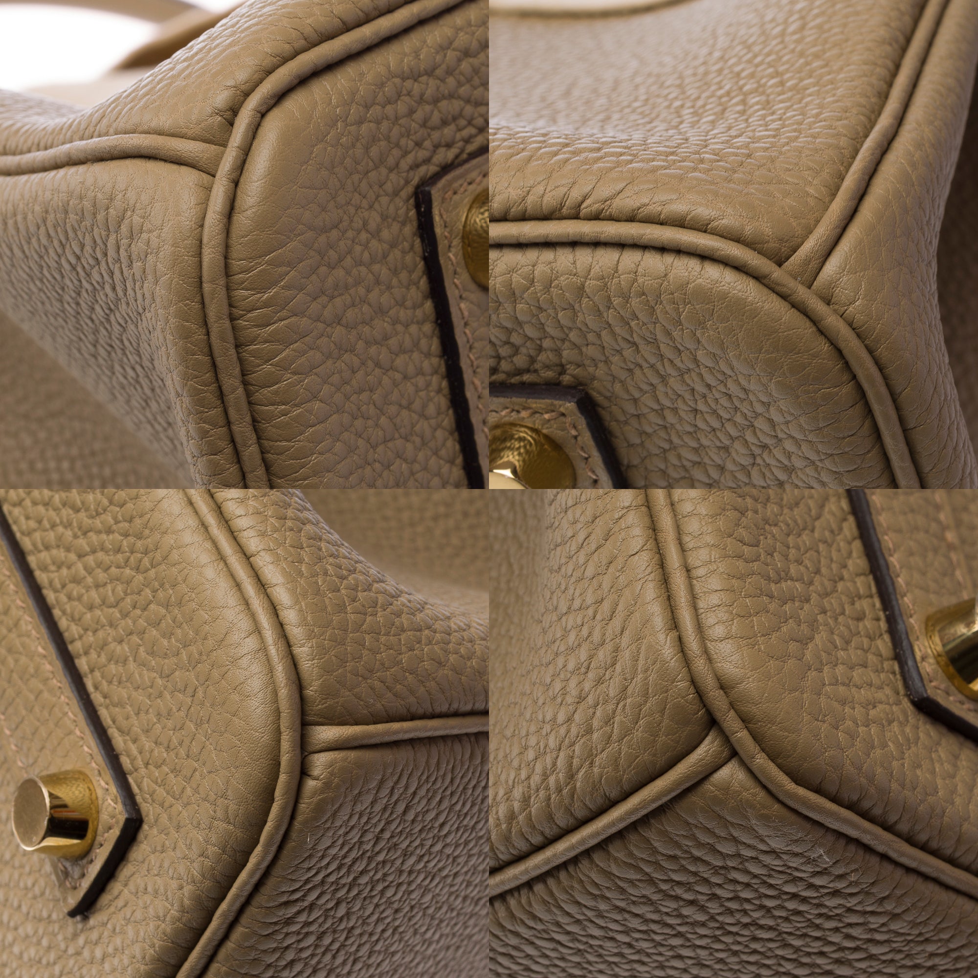 Sac HERMES Birkin 35 en Cuir Beige - 103376