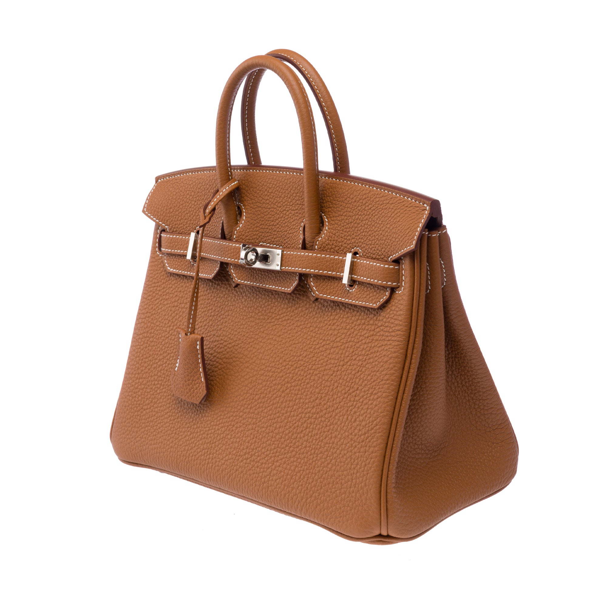 Sac HERMES Birkin 25 en Cuir Doré - 103369