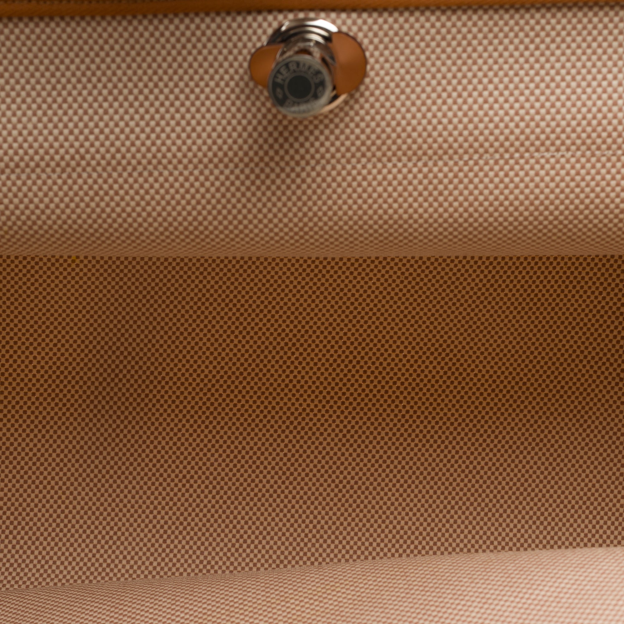 Sac HERMES Herbag en Toile Beige - 103375