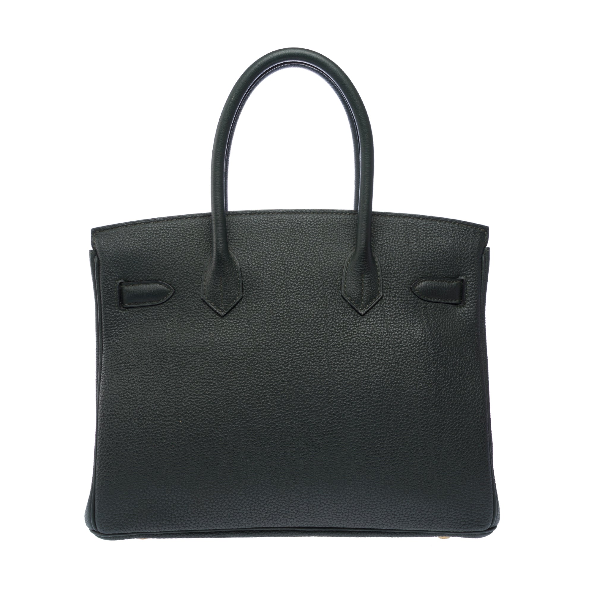 Sac HERMES Birkin 30 en Cuir Vert - 103372