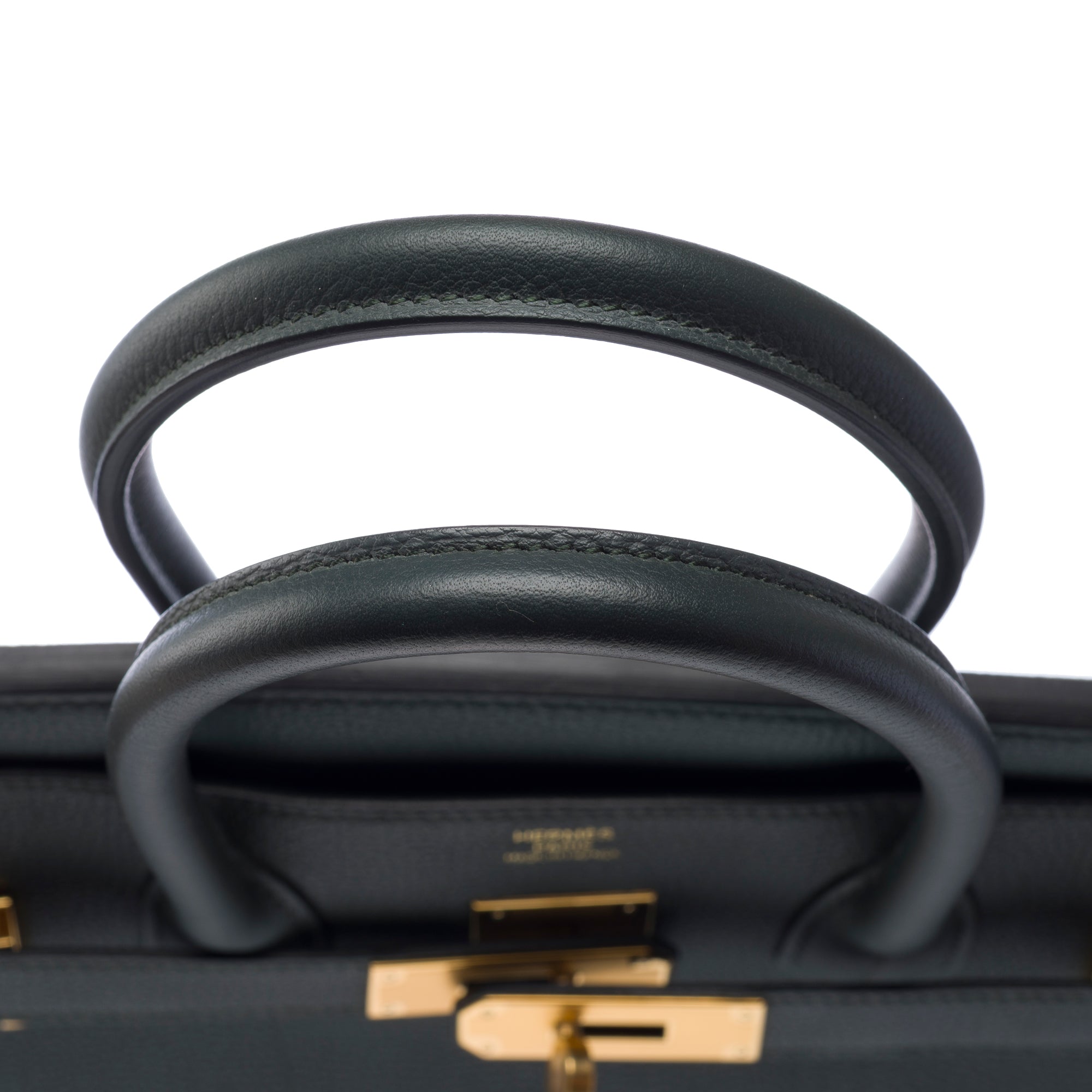 Sac HERMES Birkin 30 en Cuir Vert - 103372