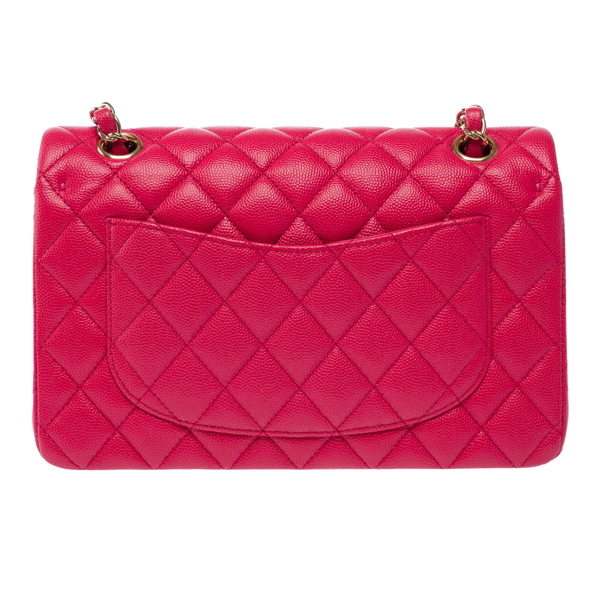 Sac CHANEL Timeless/Classique en Cuir Rose - 103370