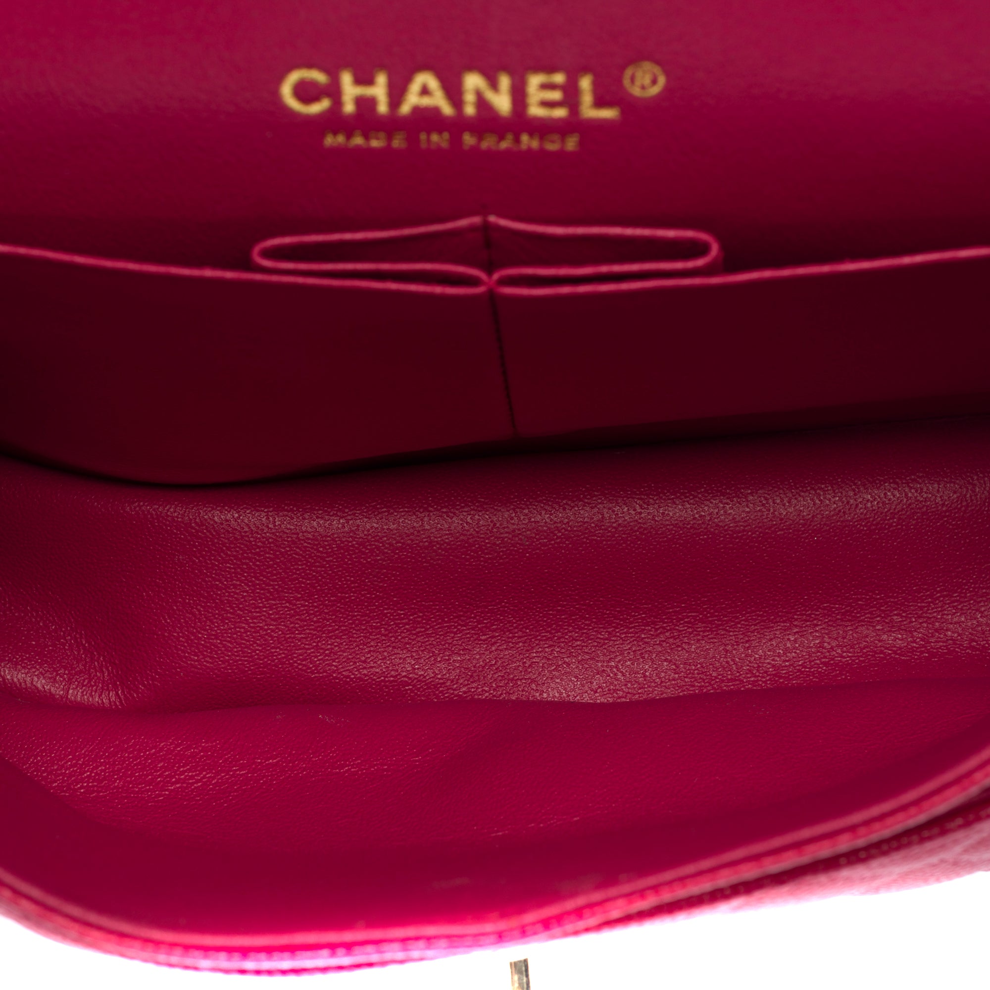 Sac CHANEL Timeless/Classique en Cuir Rose - 103370