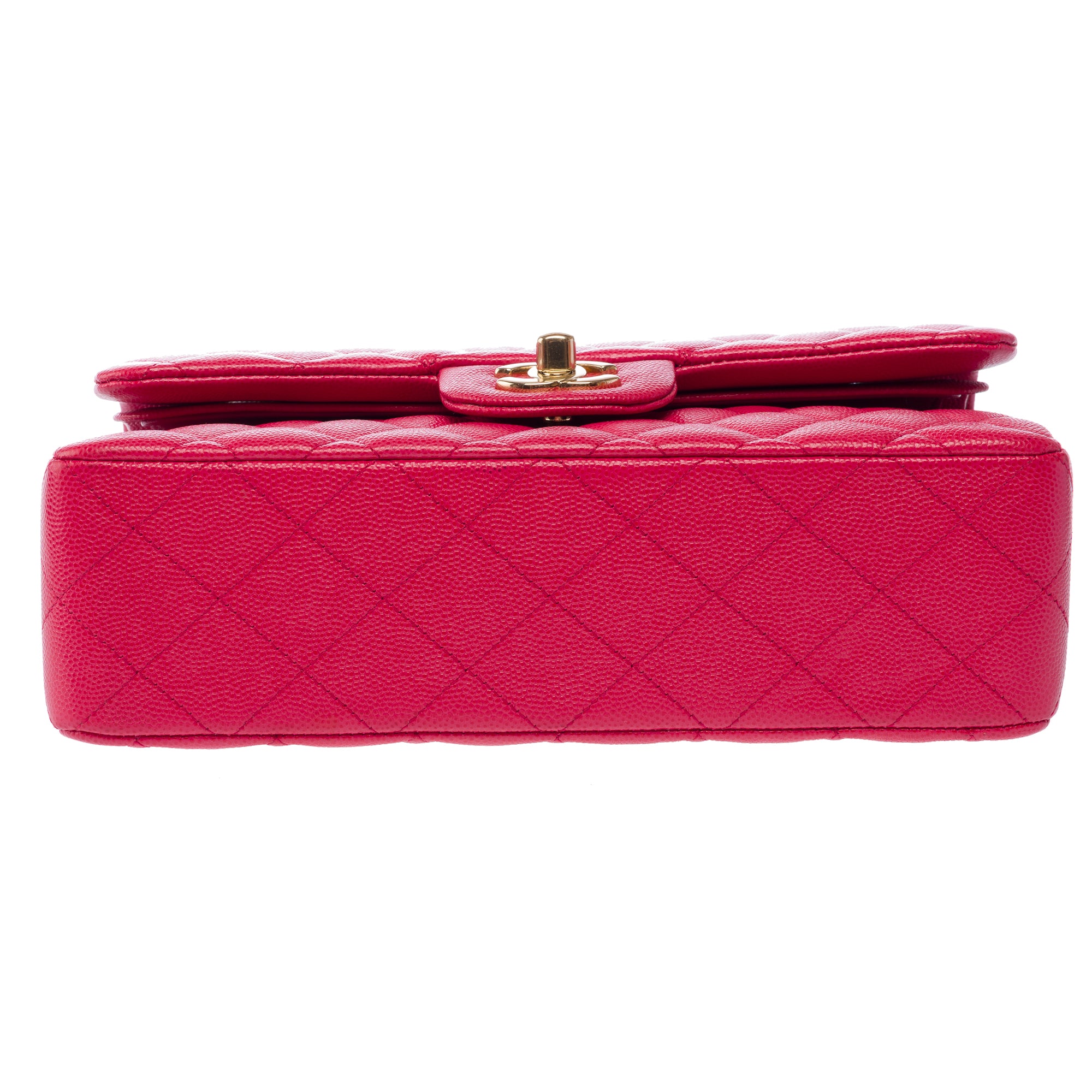 Sac CHANEL Timeless/Classique en Cuir Rose - 103370