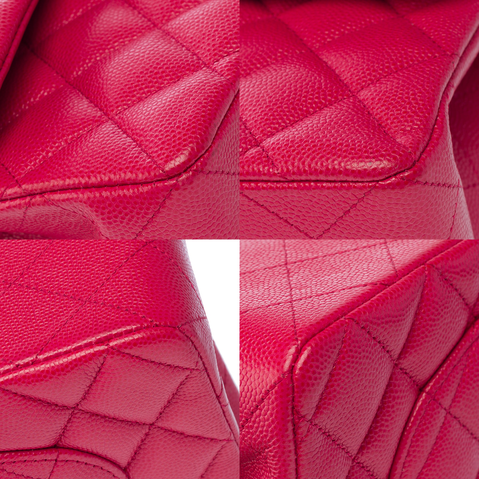 Sac CHANEL Timeless/Classique en Cuir Rose - 103370