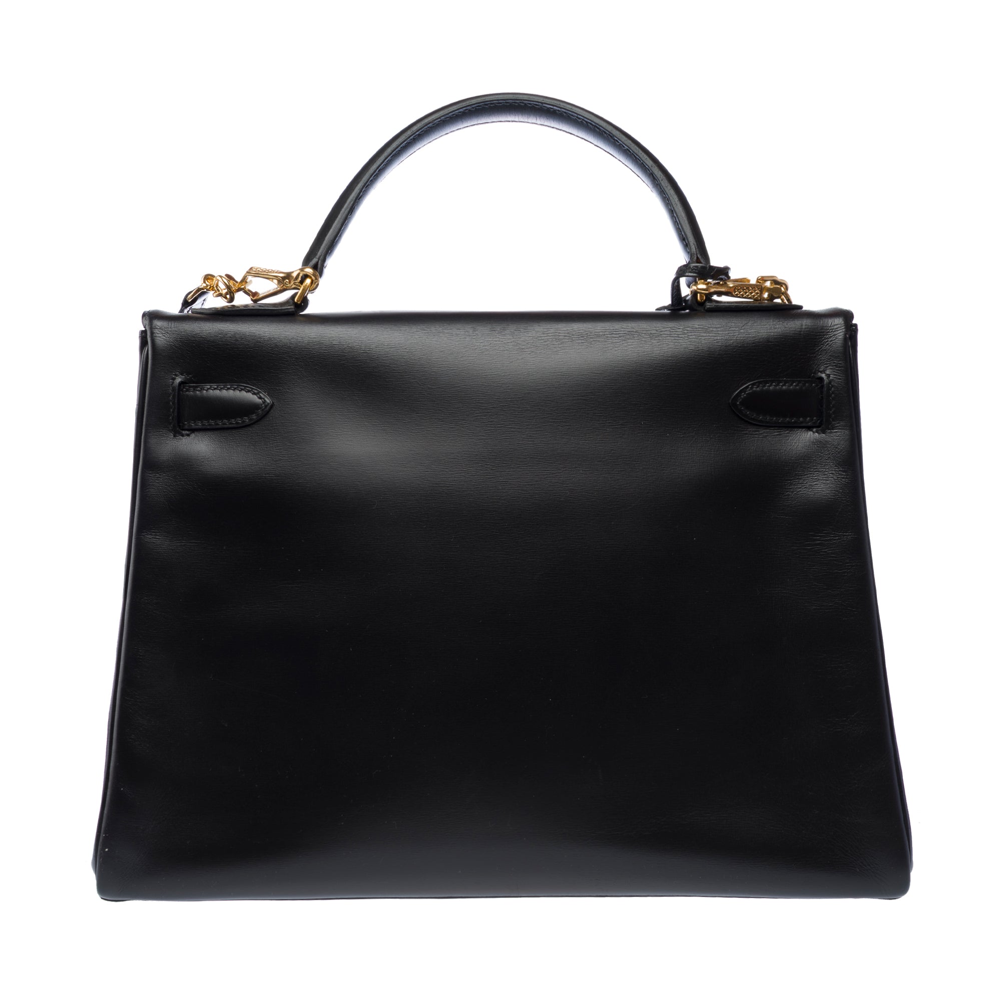 Sac HERMES Kelly 32 en Cuir Noir - 103374