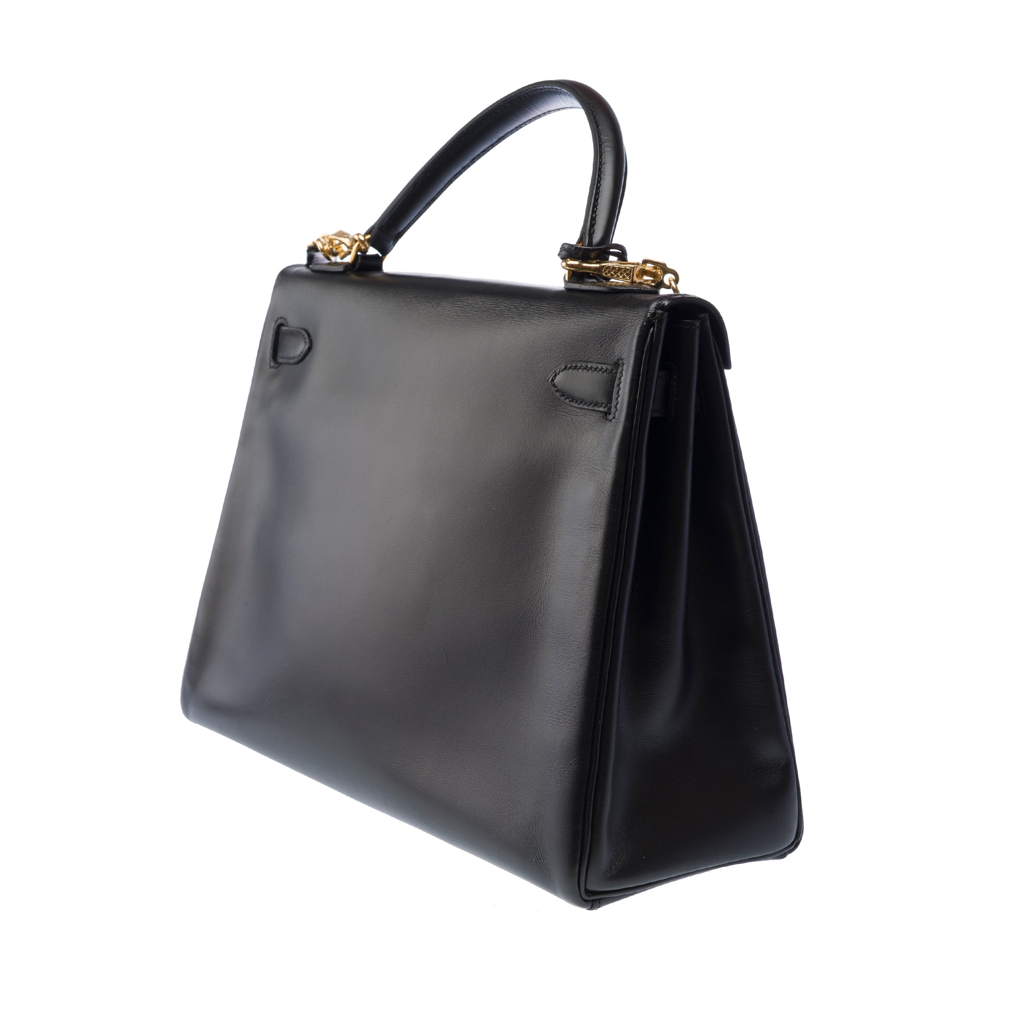 Sac HERMES Kelly 32 en Cuir Noir - 103374