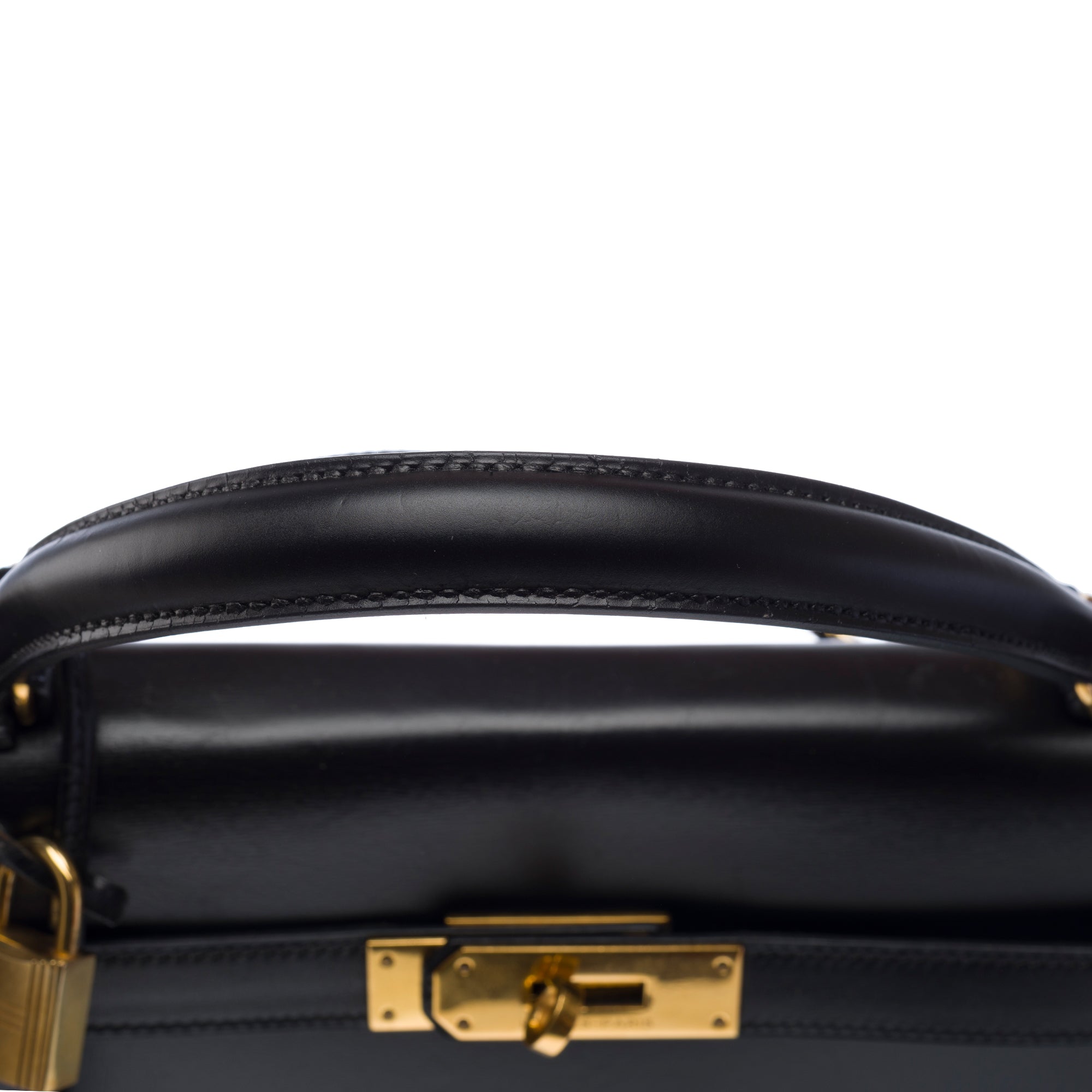 Sac HERMES Kelly 32 en Cuir Noir - 103374