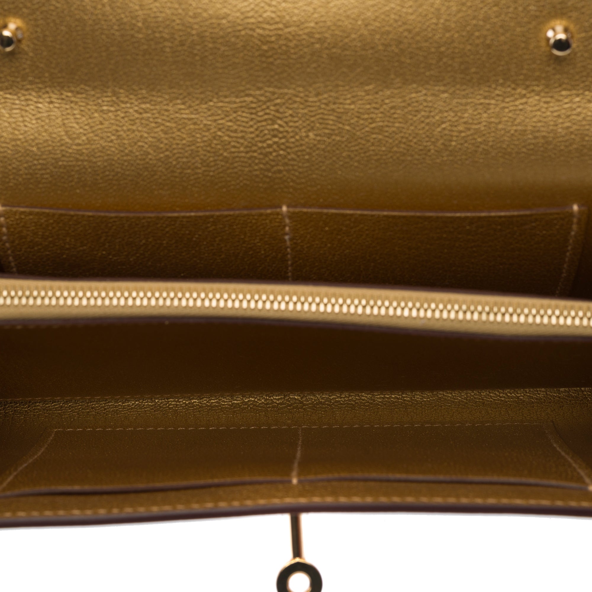 Sac HERMES Kelly to go en Cuir Doré - 103378