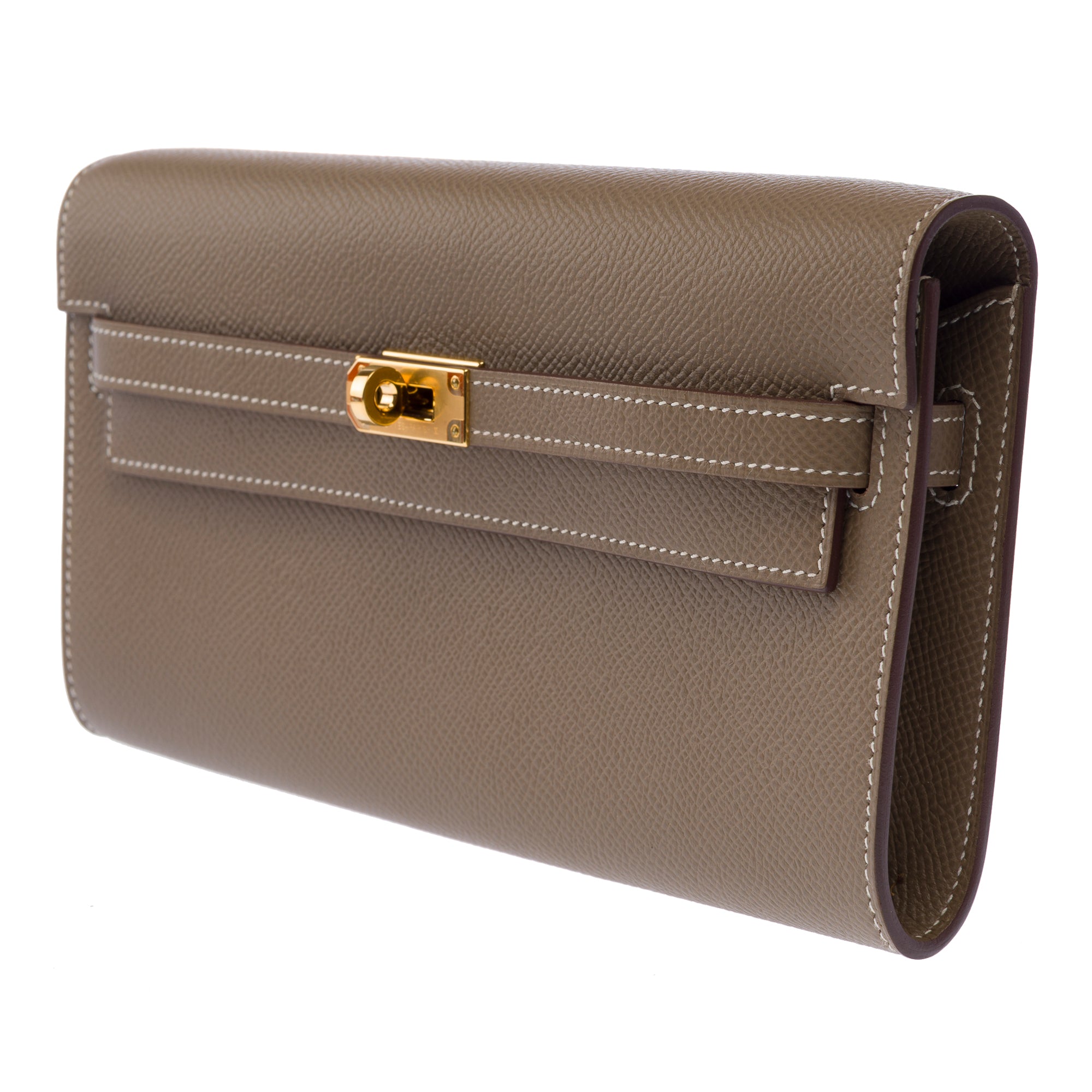 Sac HERMES Kelly to go en Cuir Étoupe - 103383