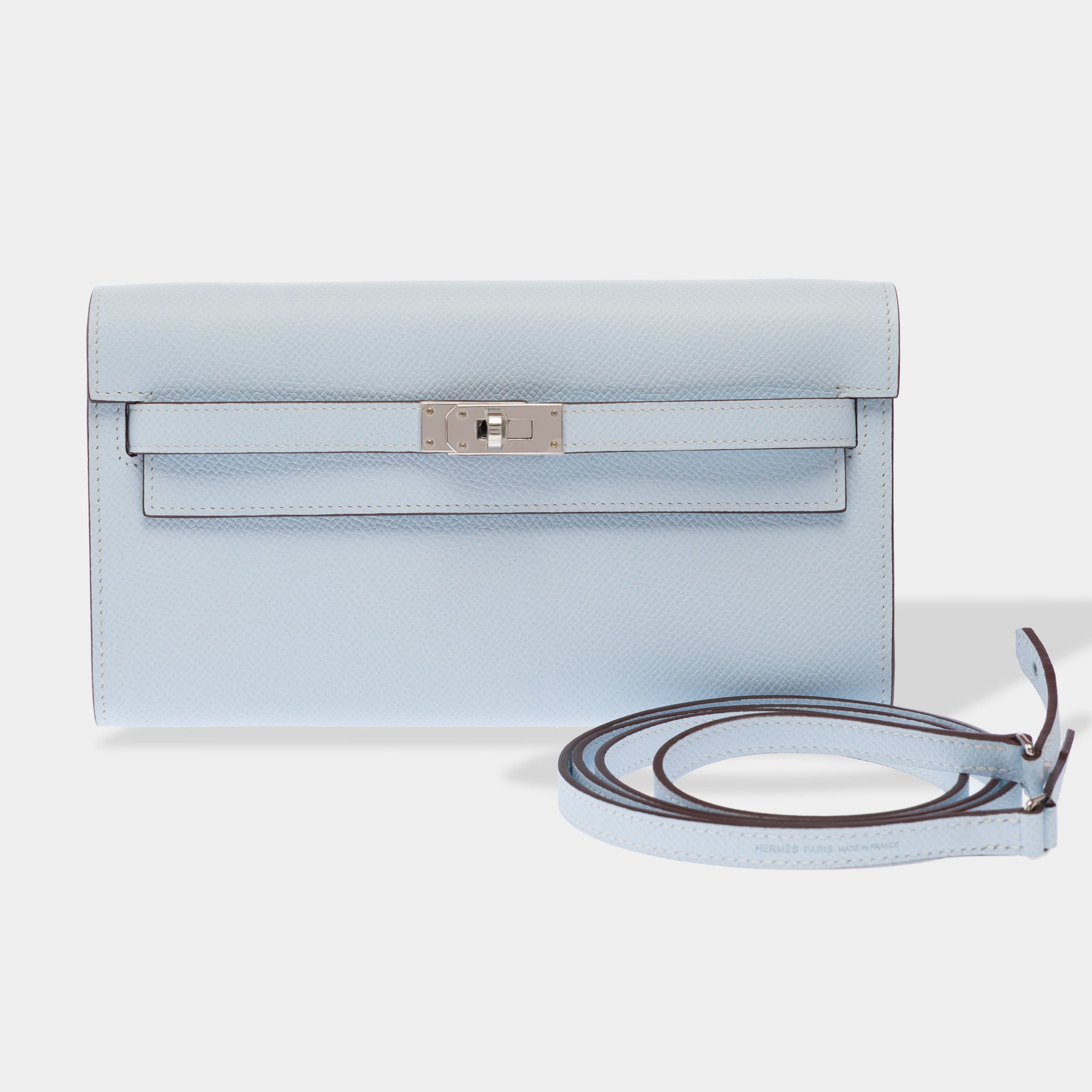 Sac HERMES Kelly to go en Cuir Bleu - 103382