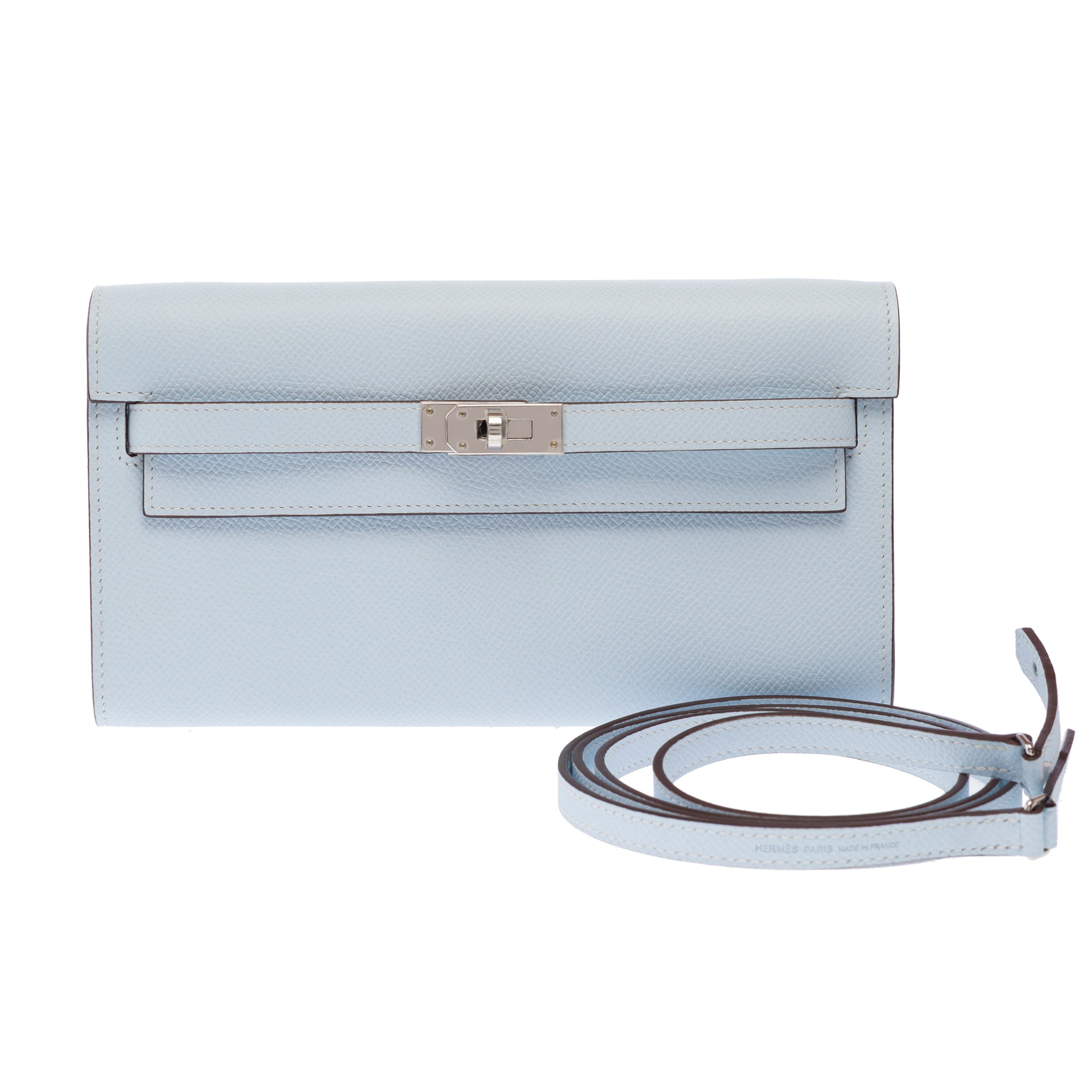Sac HERMES Kelly to go en Cuir Bleu - 103382
