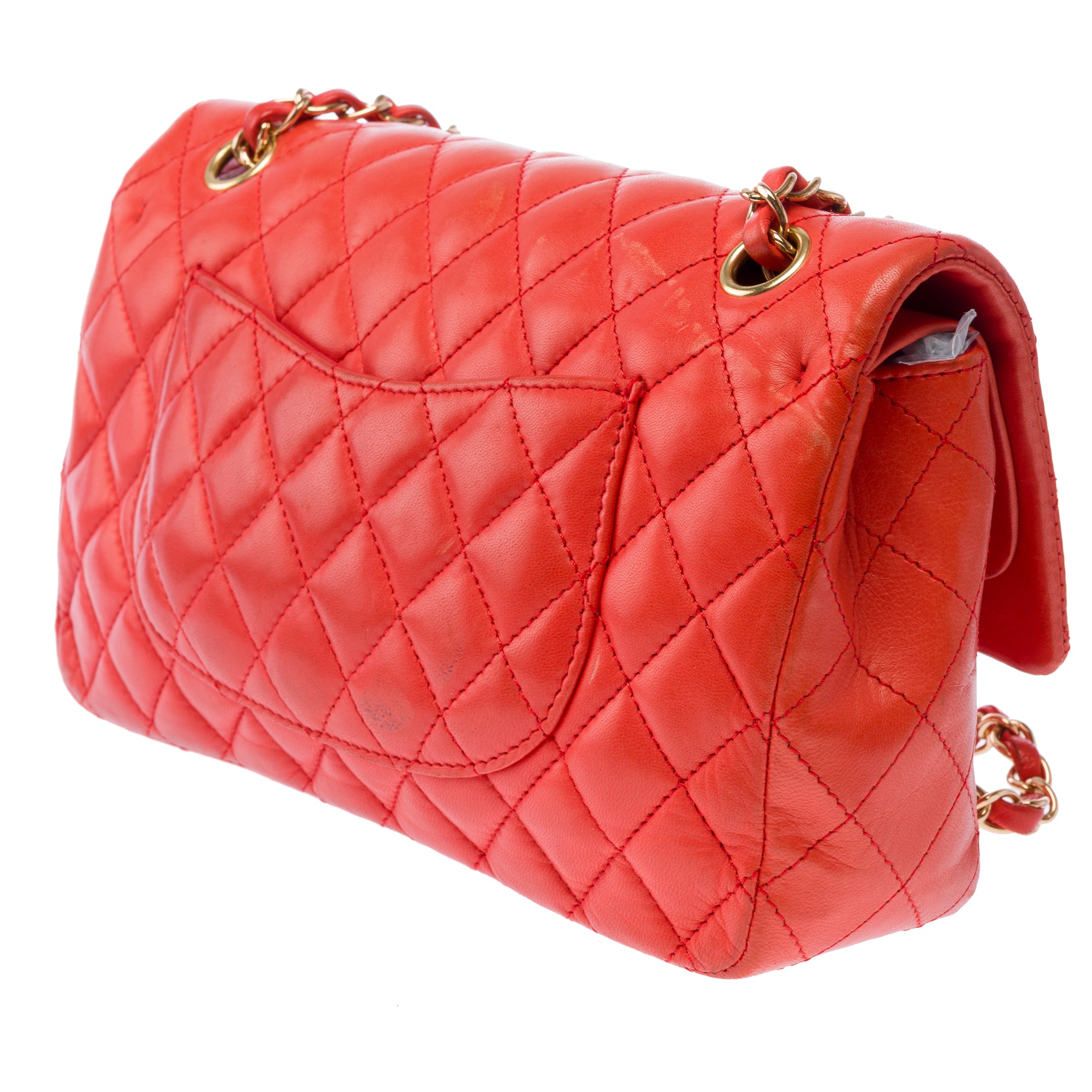 Sac CHANEL Timeless/Classique en Cuir Rose - 103390